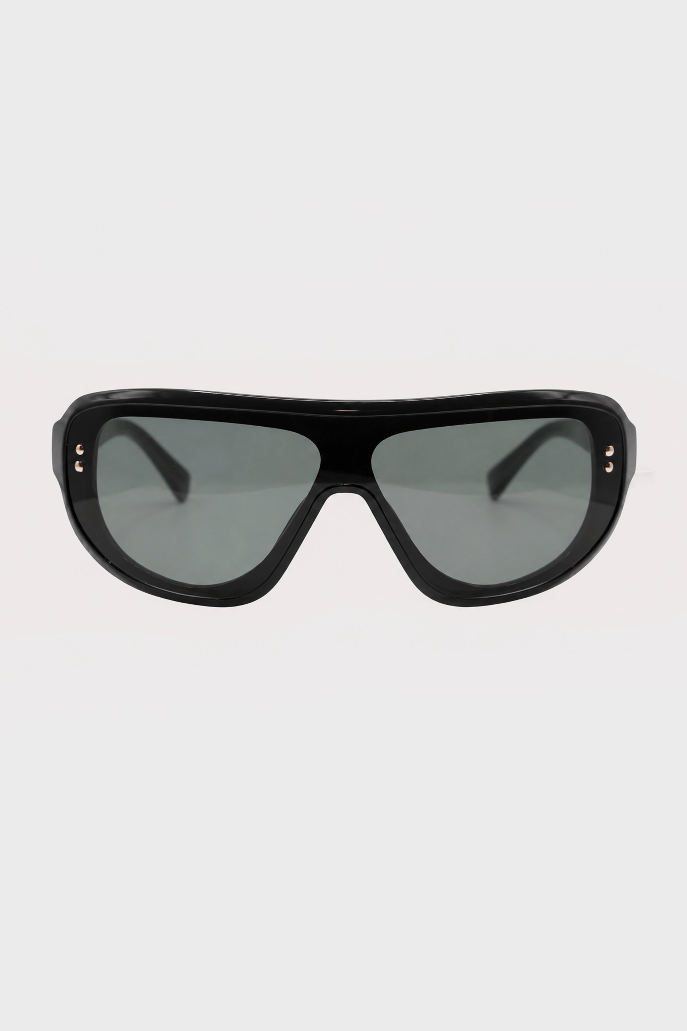 × JACQUEMUS SHIELD SUNGLASSES BLACK