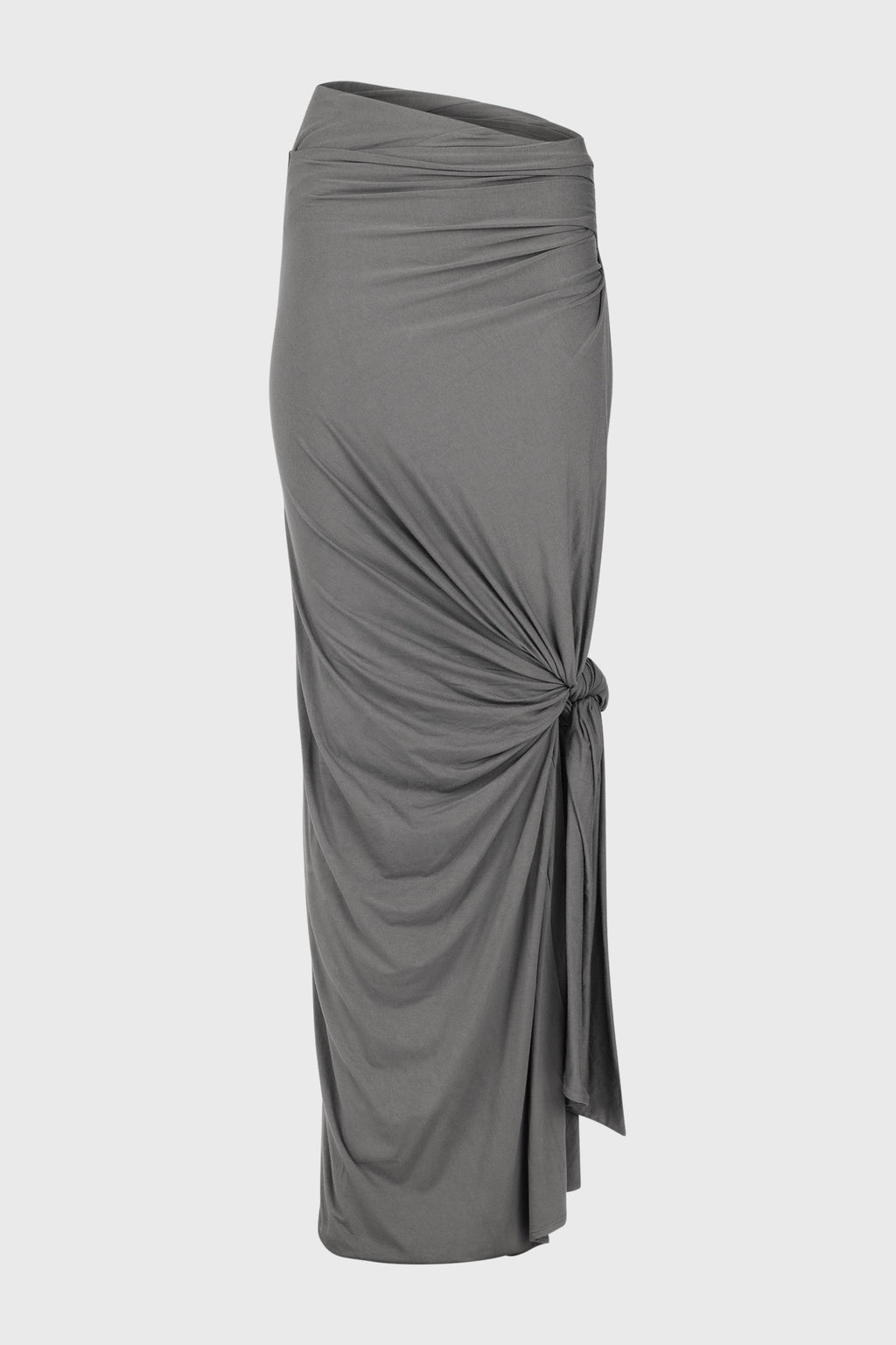 LUMIERE SCARF SKIRT DEEP GREY