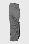 LUMIERE SCARF SKIRT DEEP GREY