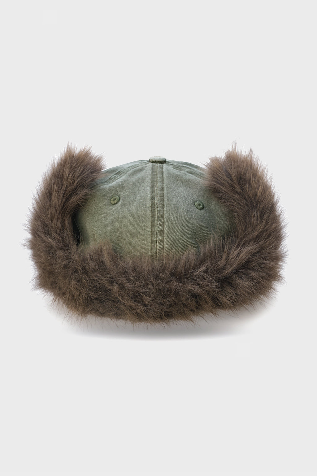 SANKT MORITZ FUR CAP OLIVE
