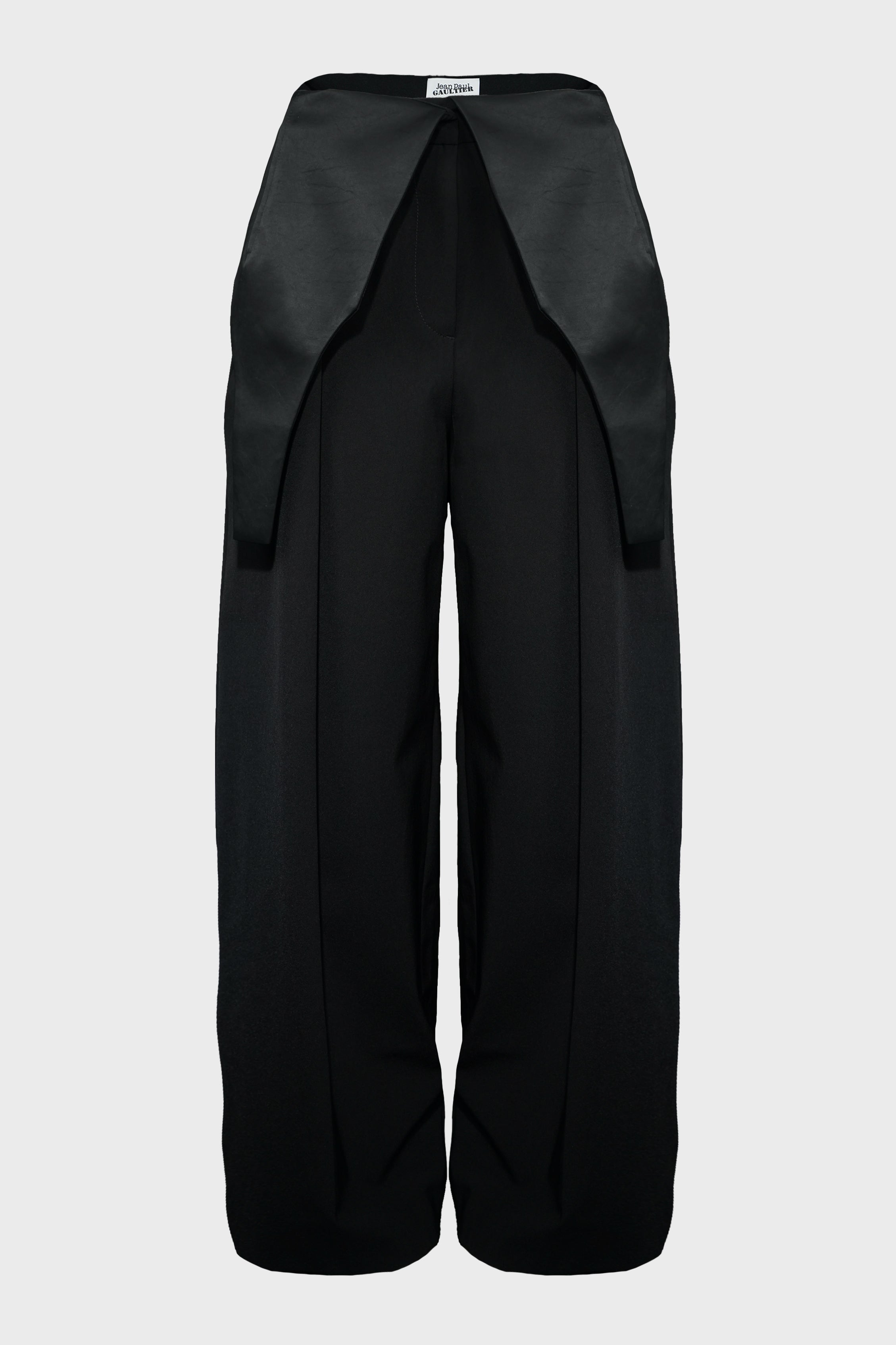 TAILORING PANTS WITH REVERSED BODY DETAIL