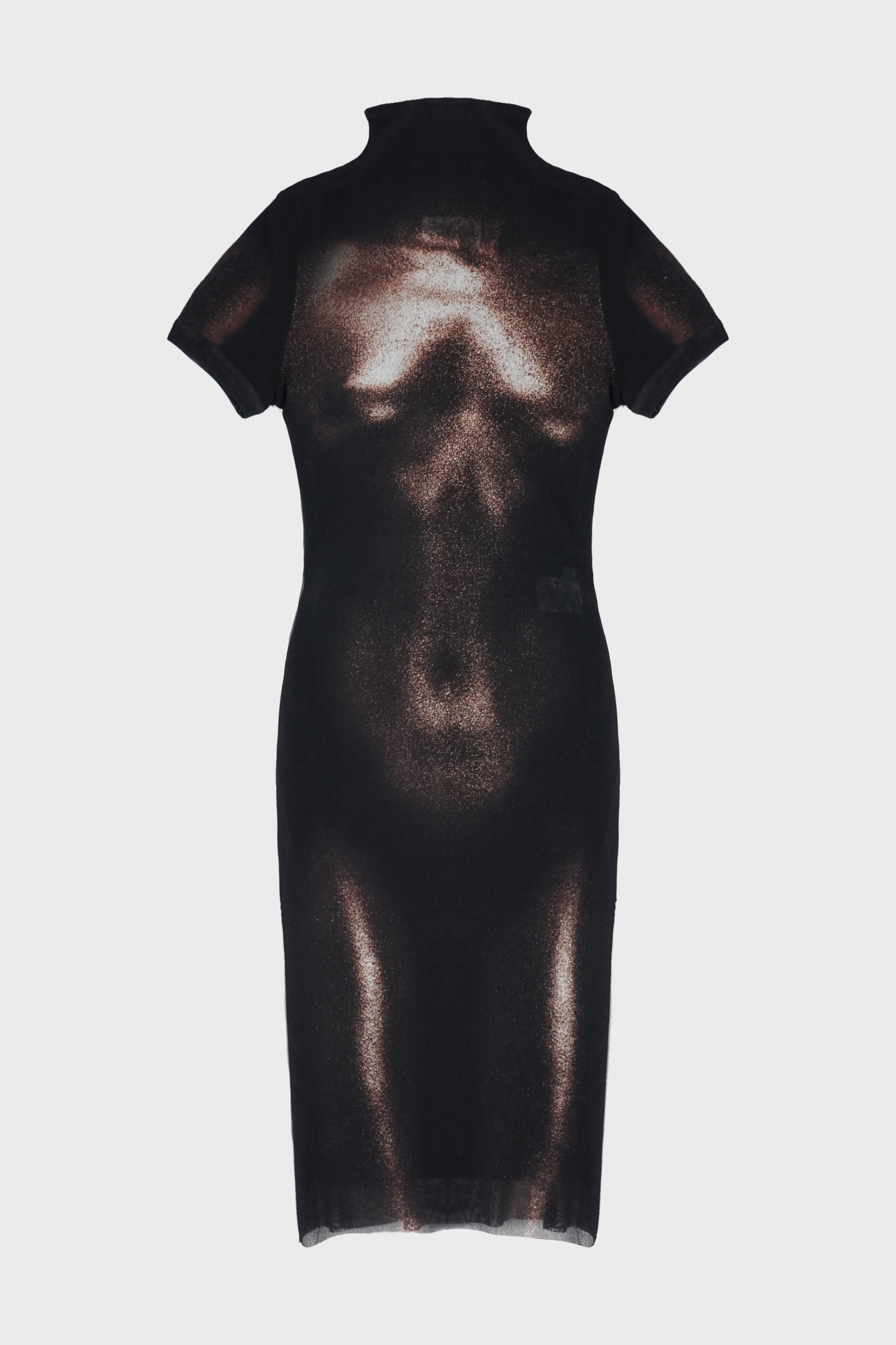 MESH SHORT DRESS "BODY DUST"