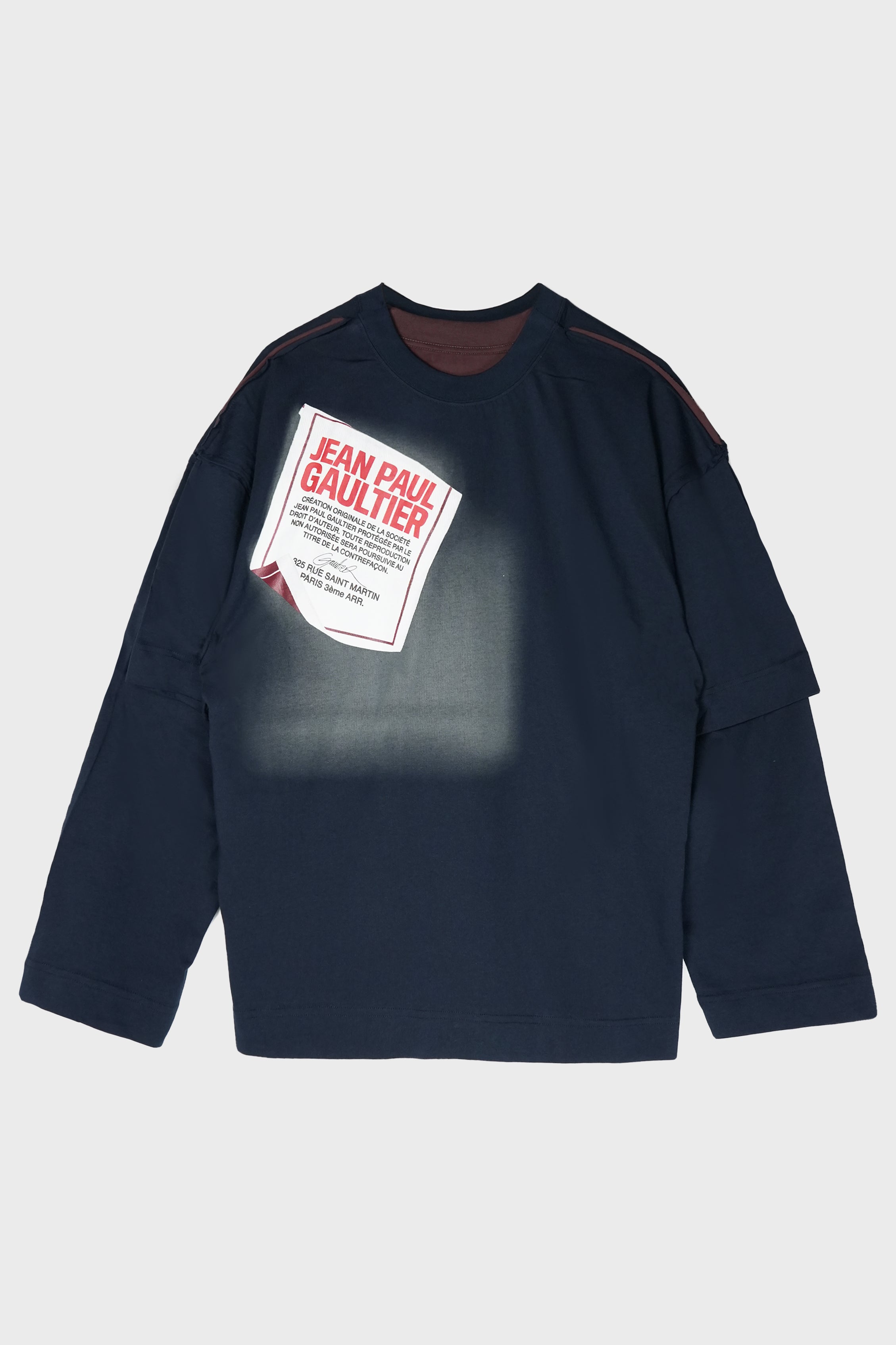 TWO IN ONE OVERSIZED TEE-SHIRT