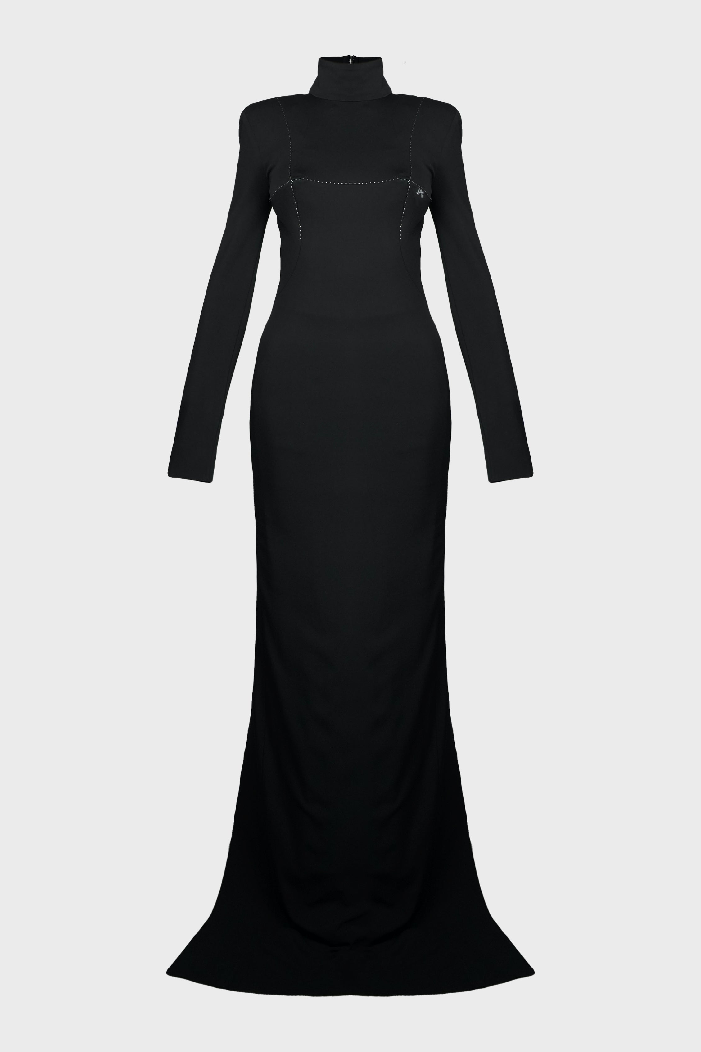 LONG JERSEY DRESS WITH CUPS