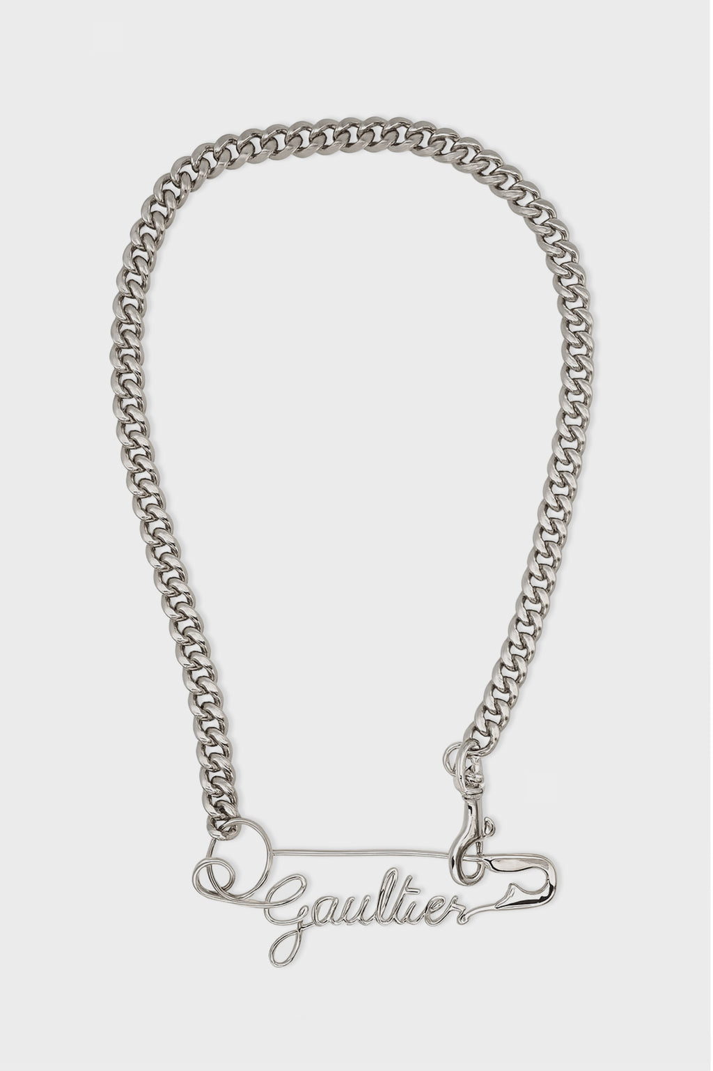 GAULTIER SAFETY PIN REMOVABLE NECKLACE