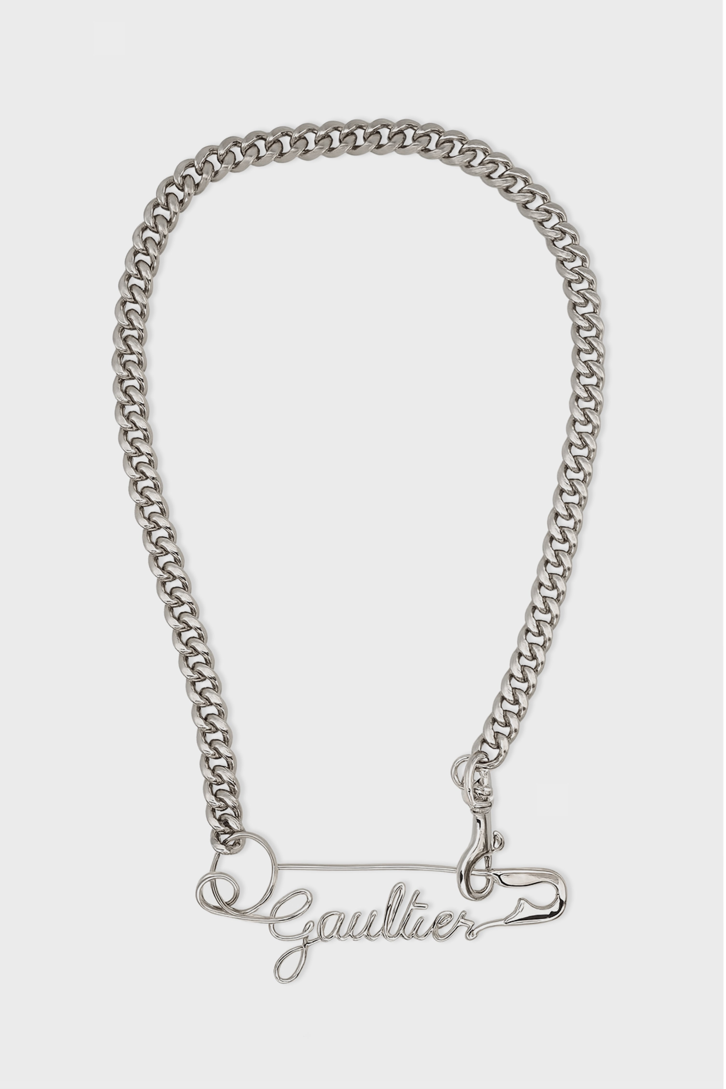 GAULTIER SAFETY PIN REMOVABLE NECKLACE
