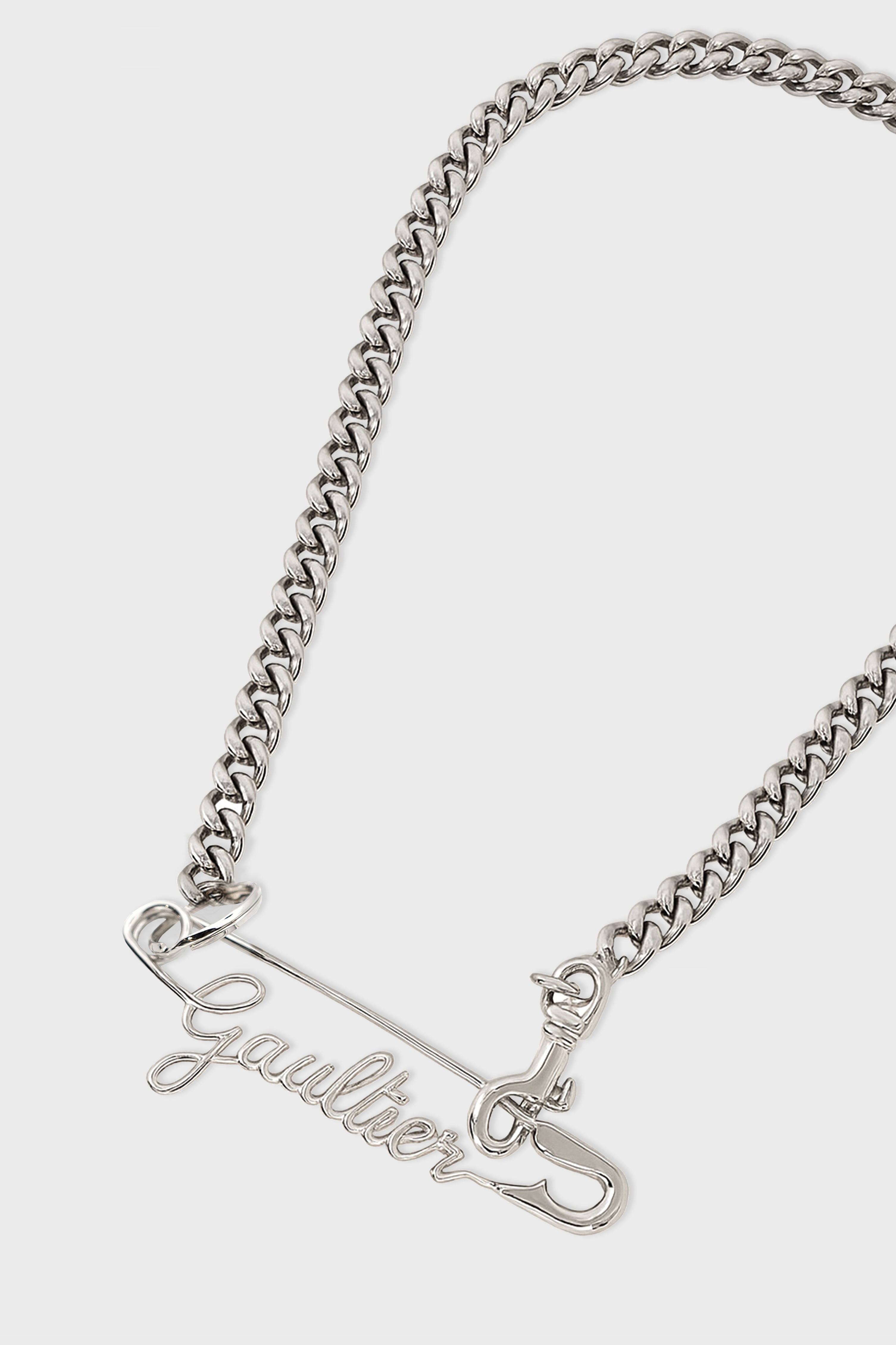 GAULTIER SAFETY PIN REMOVABLE NECKLACE