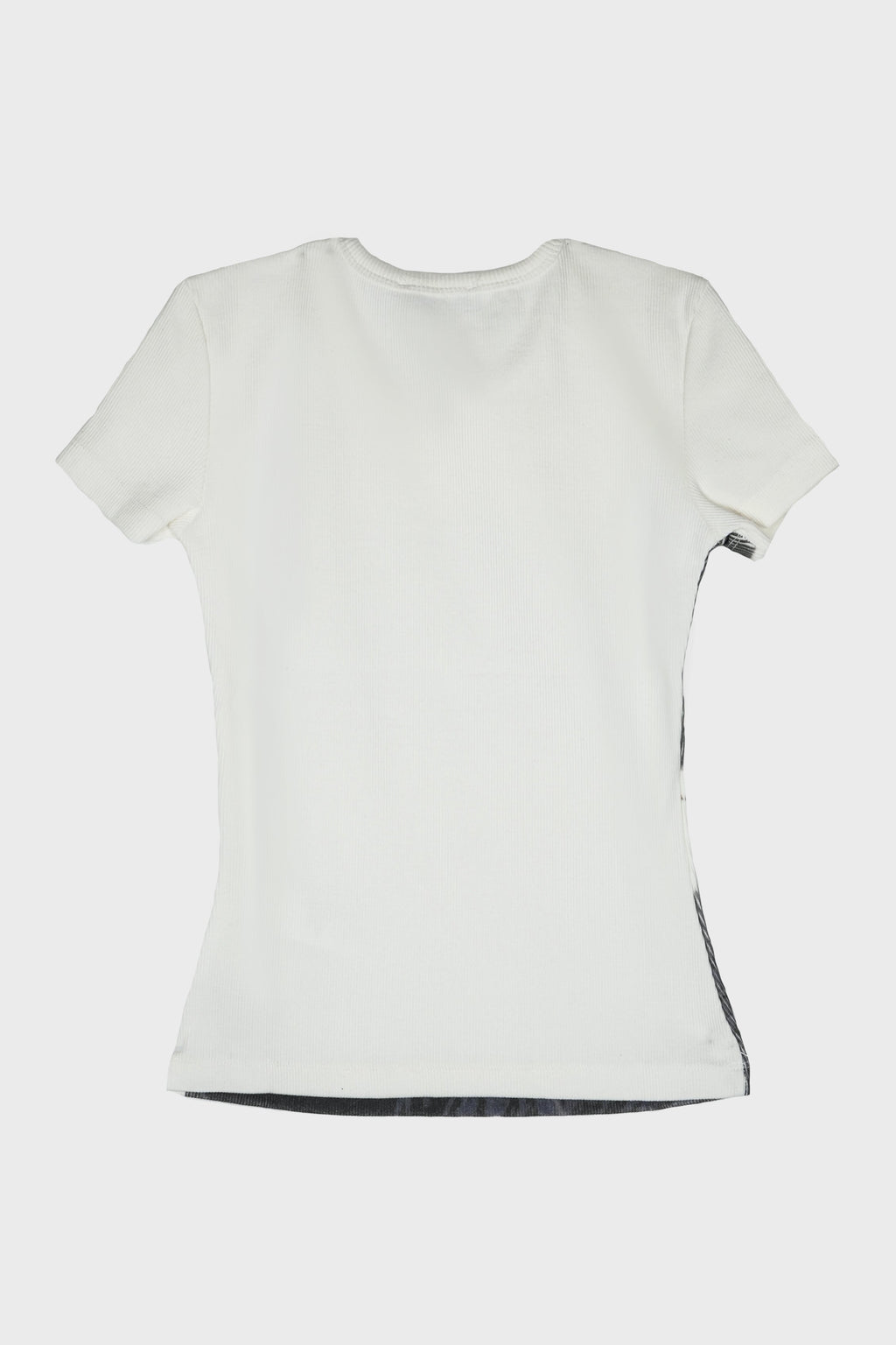 JERSEY T-SHIRT NATURAL WHITE/BLACK
