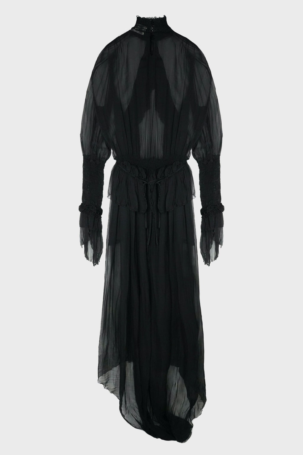 CHIFFON PLISSE DRESS