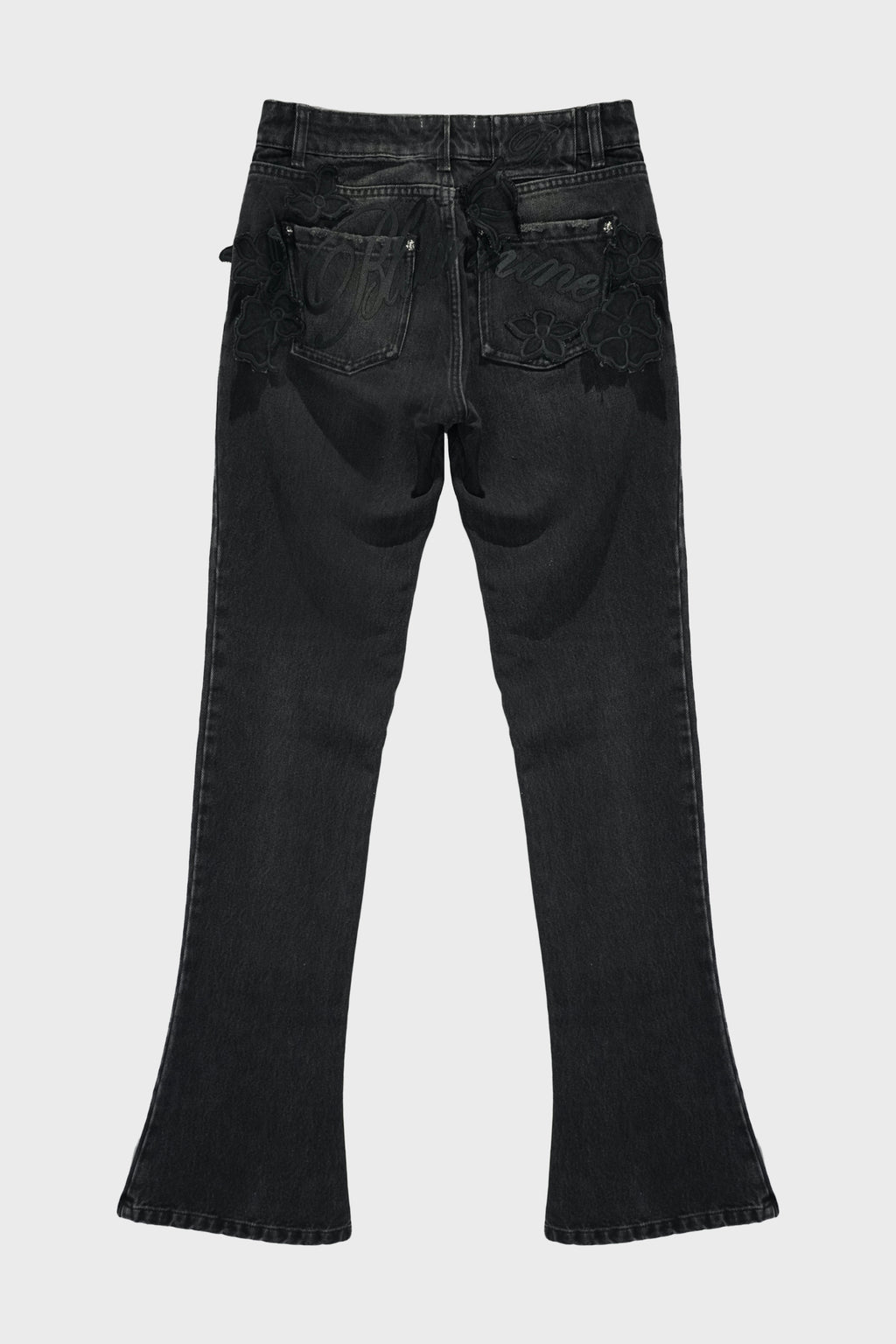 EMBR DENIM PANTS