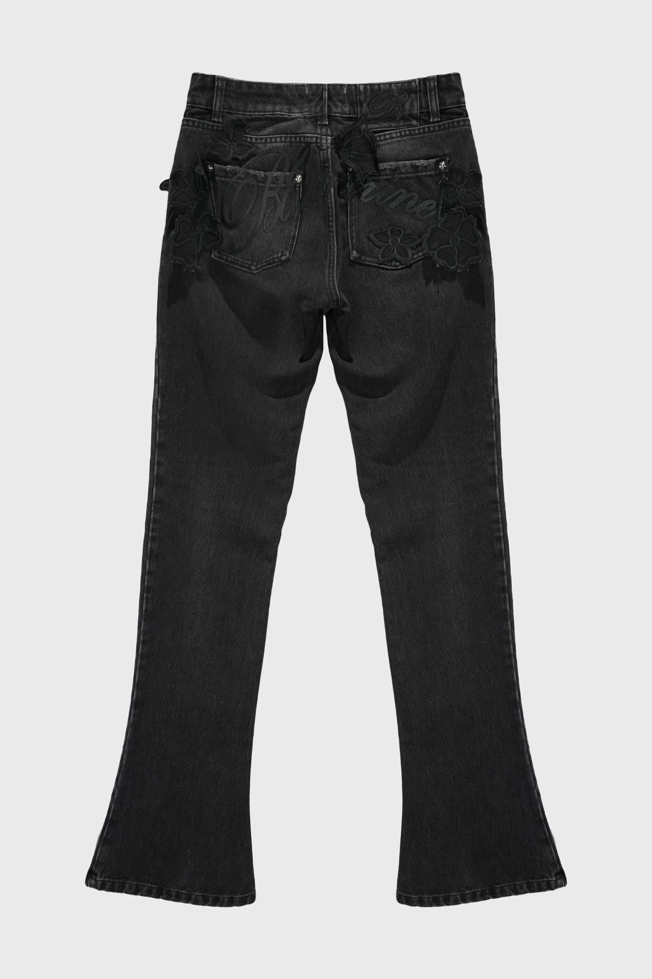 EMBR DENIM PANTS