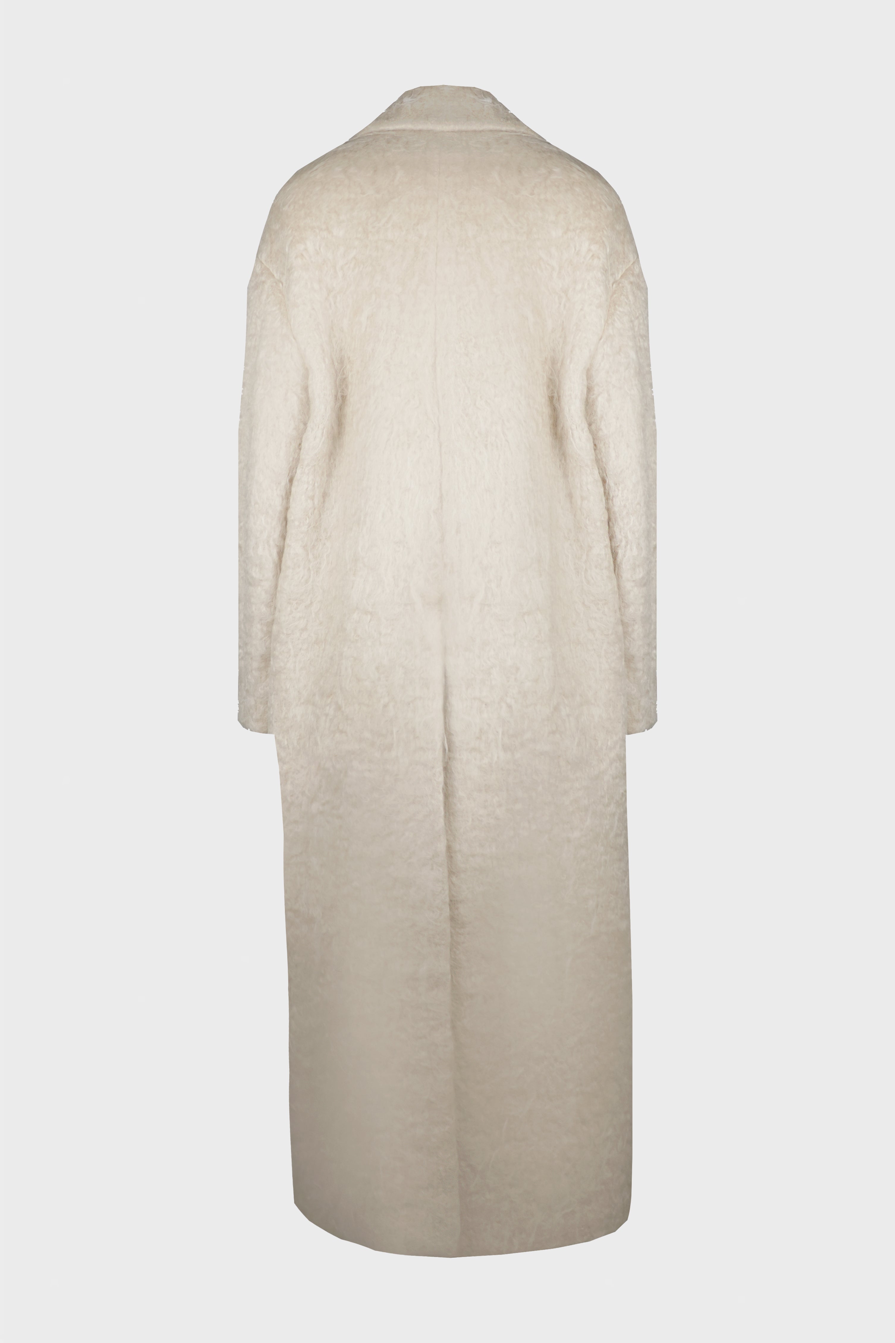 BEIGE WOOL TEXTURE COAT