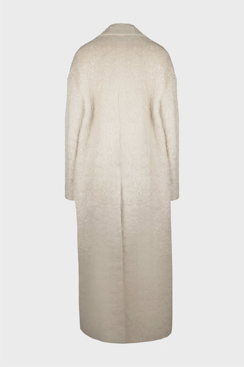 BEIGE WOOL TEXTURE COAT