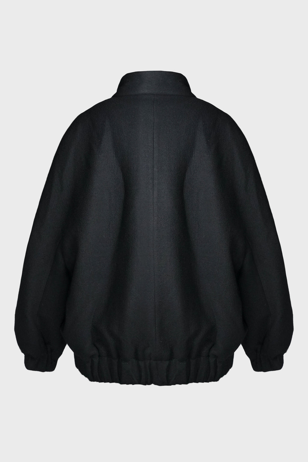 WOOL COTTON-INTERLAYER DRAWSTRING JACKET