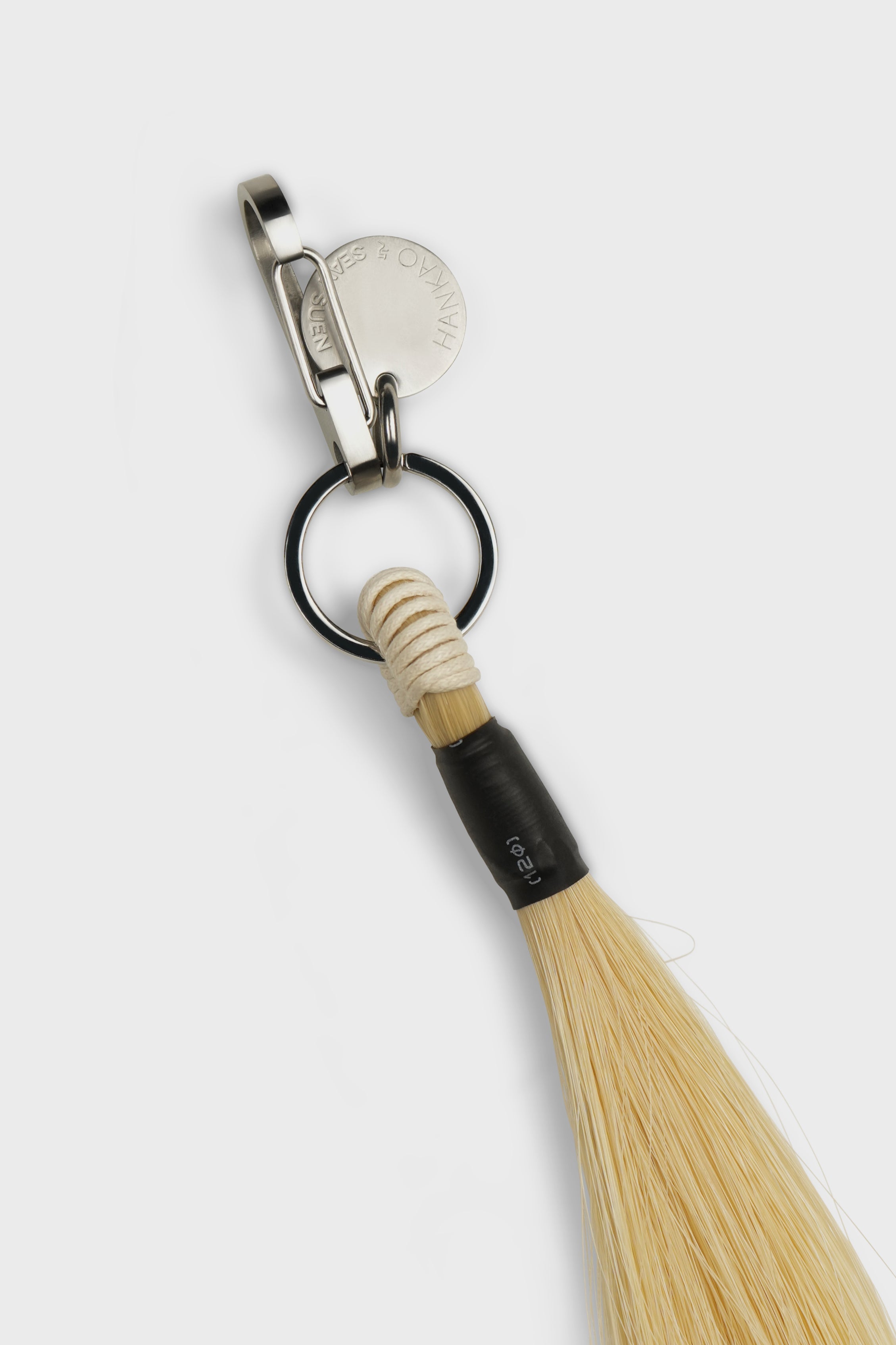 WHITE HORSEHAIR LONG TASSEL