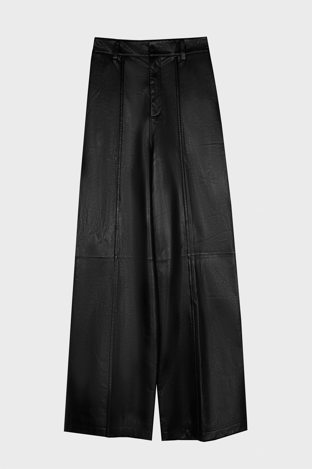 BLACK LEATHER TROUSERS