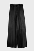 BLACK LEATHER TROUSERS