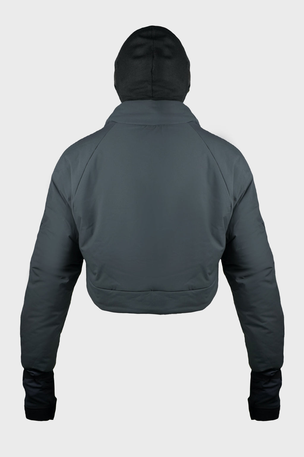 PADDED HARNESS JACKET W/ BALACLAVA CHARCOAL