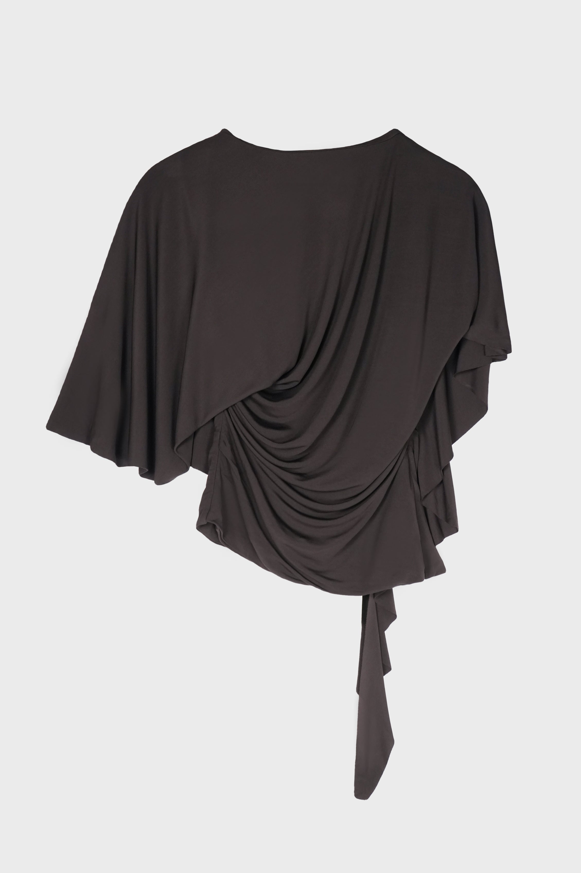 FLUTED JERSEY TOP