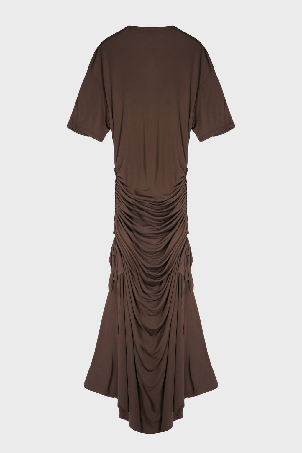 SHIBARI JERSEY RUCHE TEE DRESS