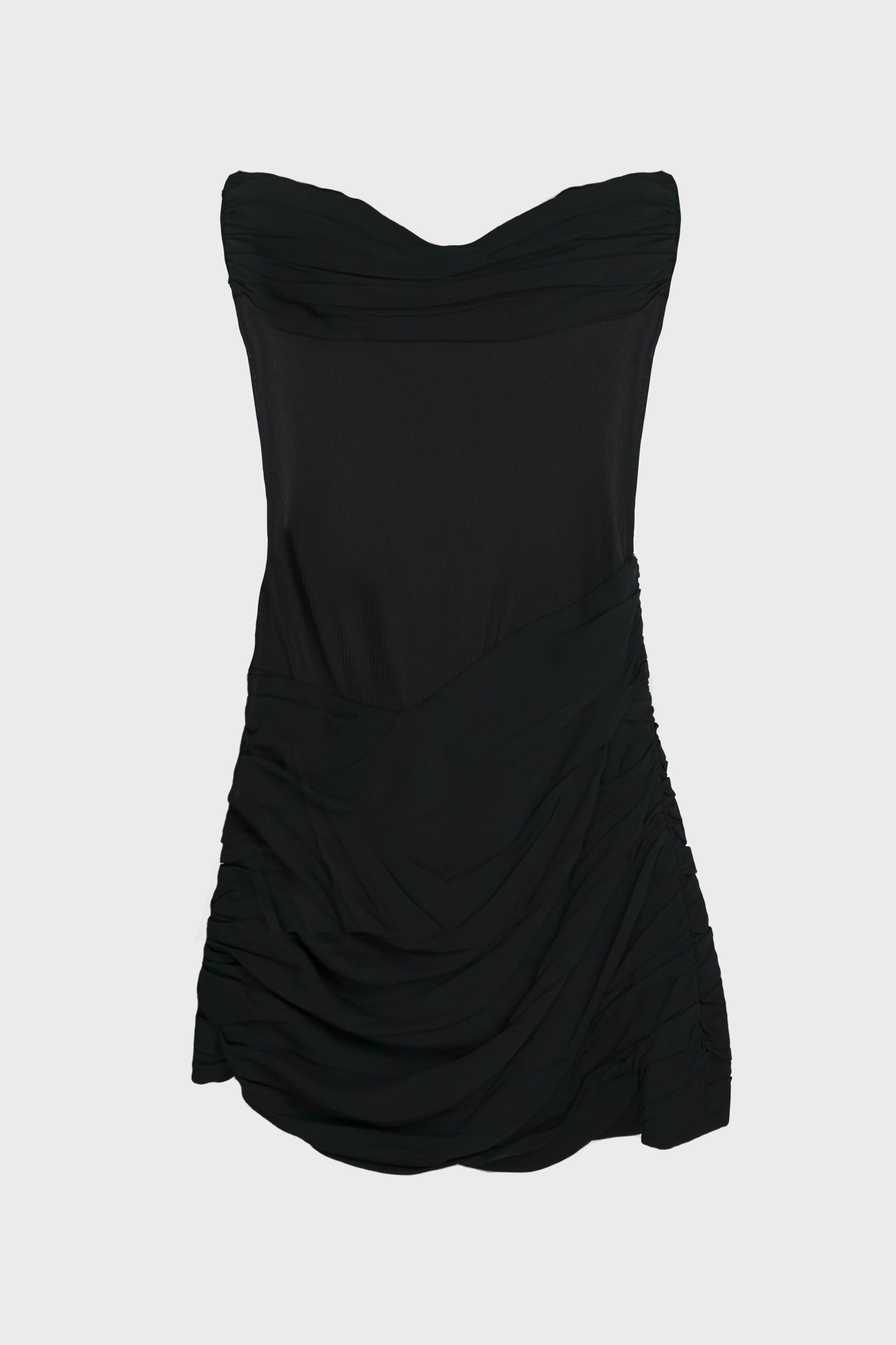 CHRISTO RIBBED TORSO MINI DRESS
