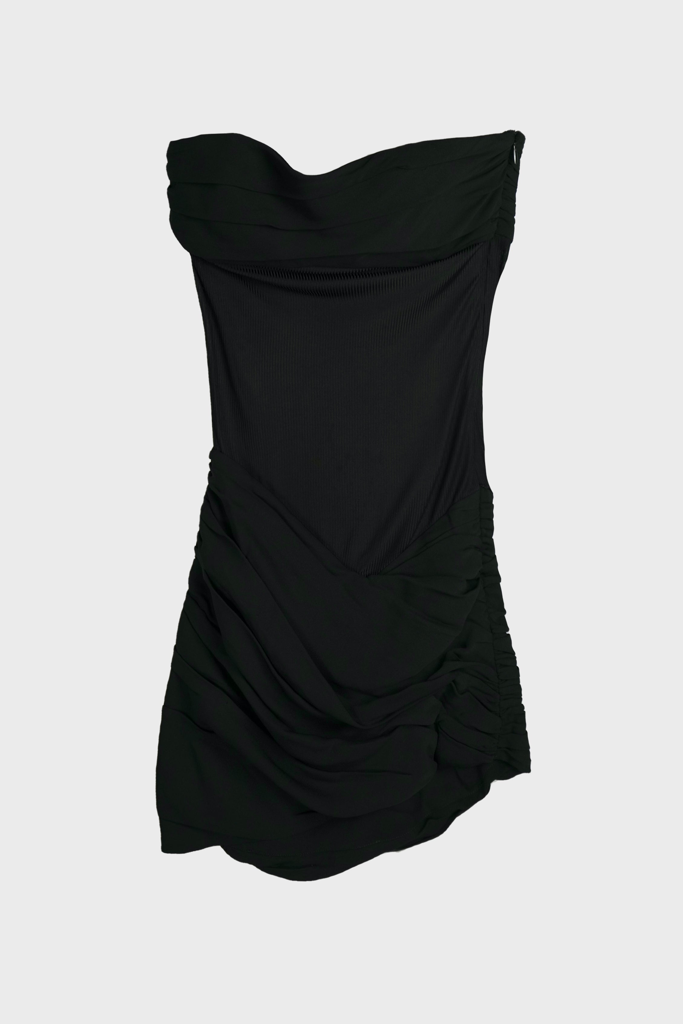 CHRISTO RIBBED TORSO MINI DRESS