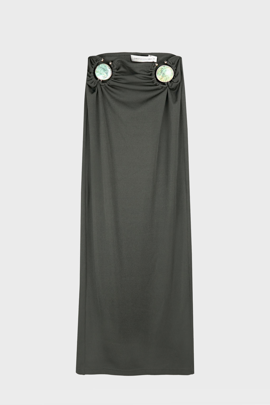 MINERAL STONE RUCHED SKIRT
