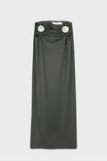 MINERAL STONE RUCHED SKIRT