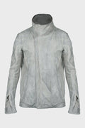 HIGH NECK BLOUSON DIRTY LIGHT GREY