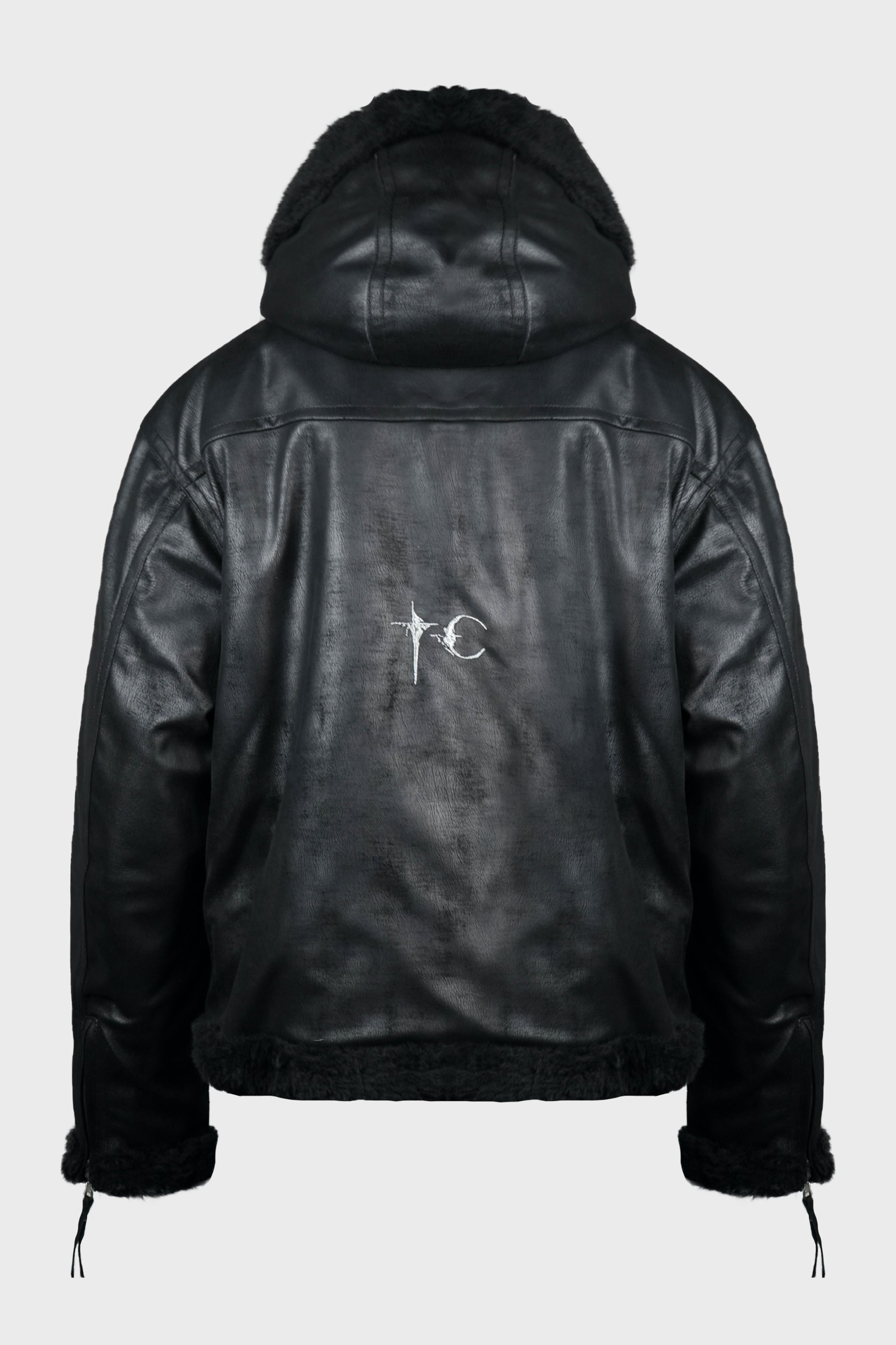 TC REVERSIBLE SHEARLING JACKET BLACK