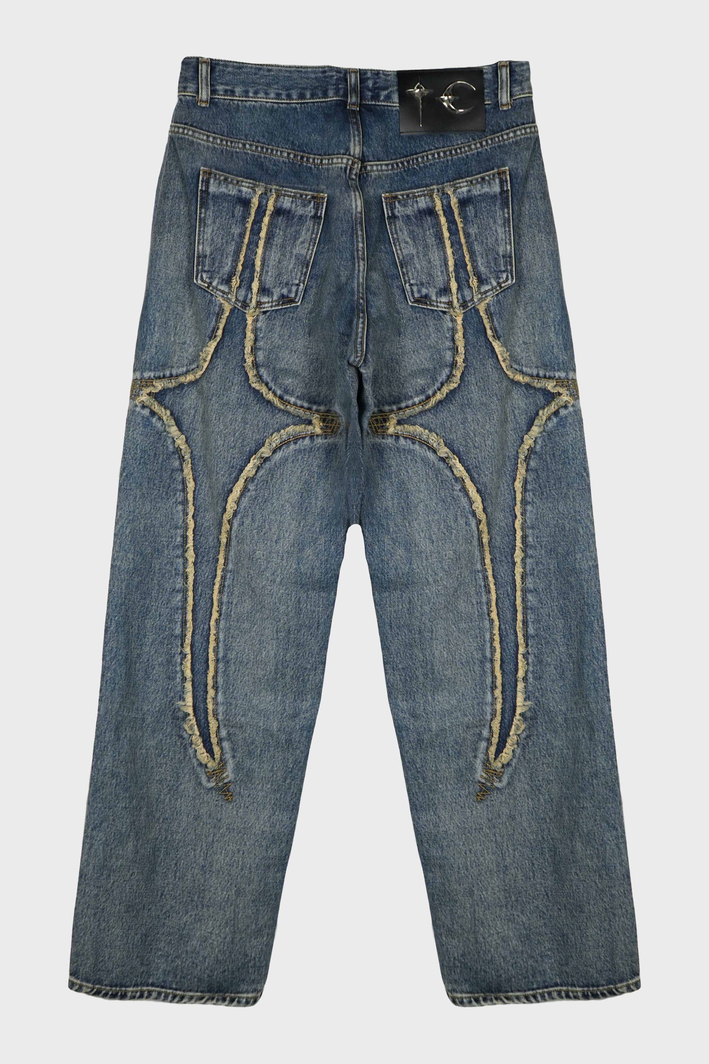 TRIBAL DENIM PANTS