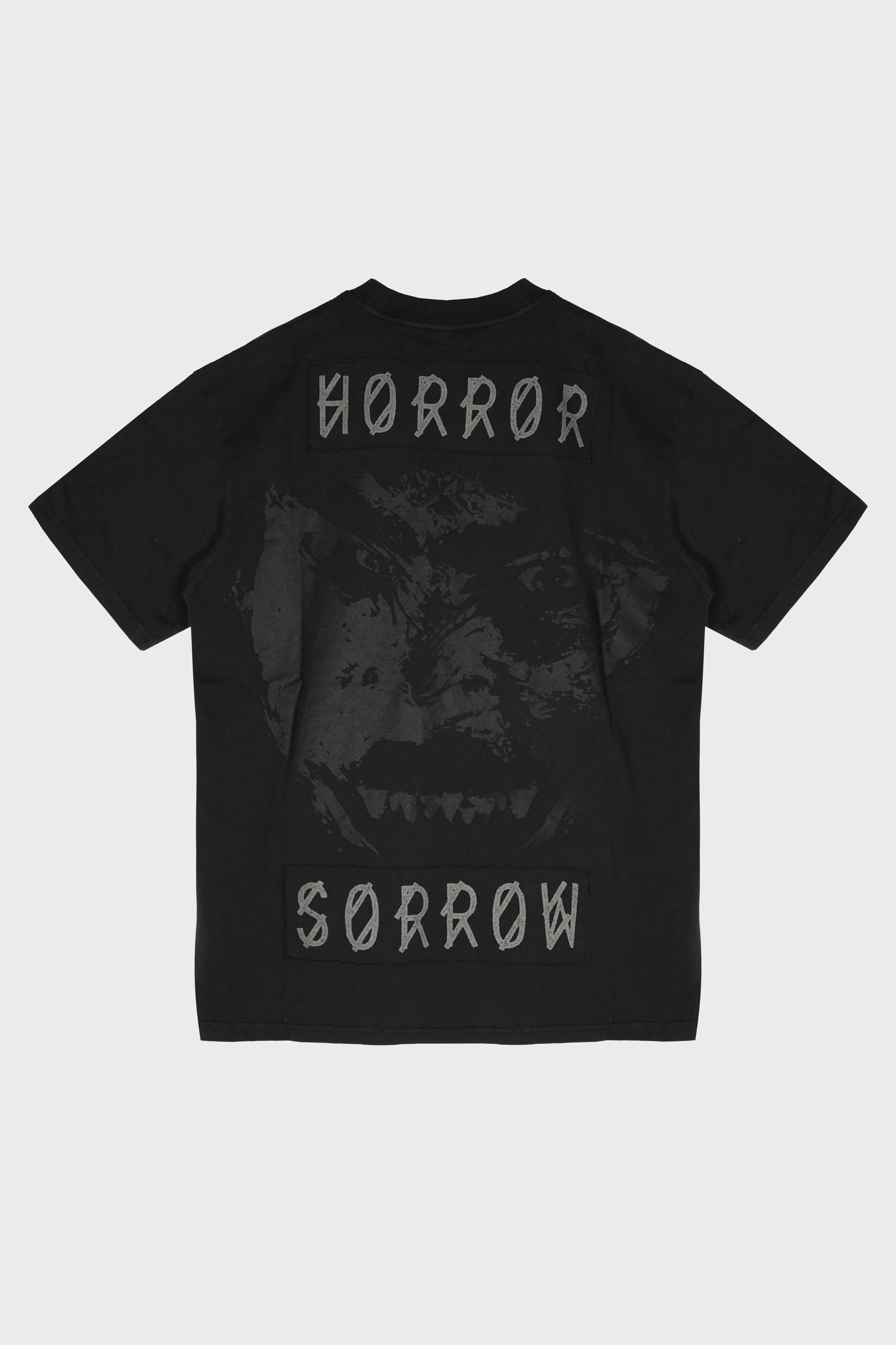 TEE FADED BLACK + SORROW SMOKE GREY
