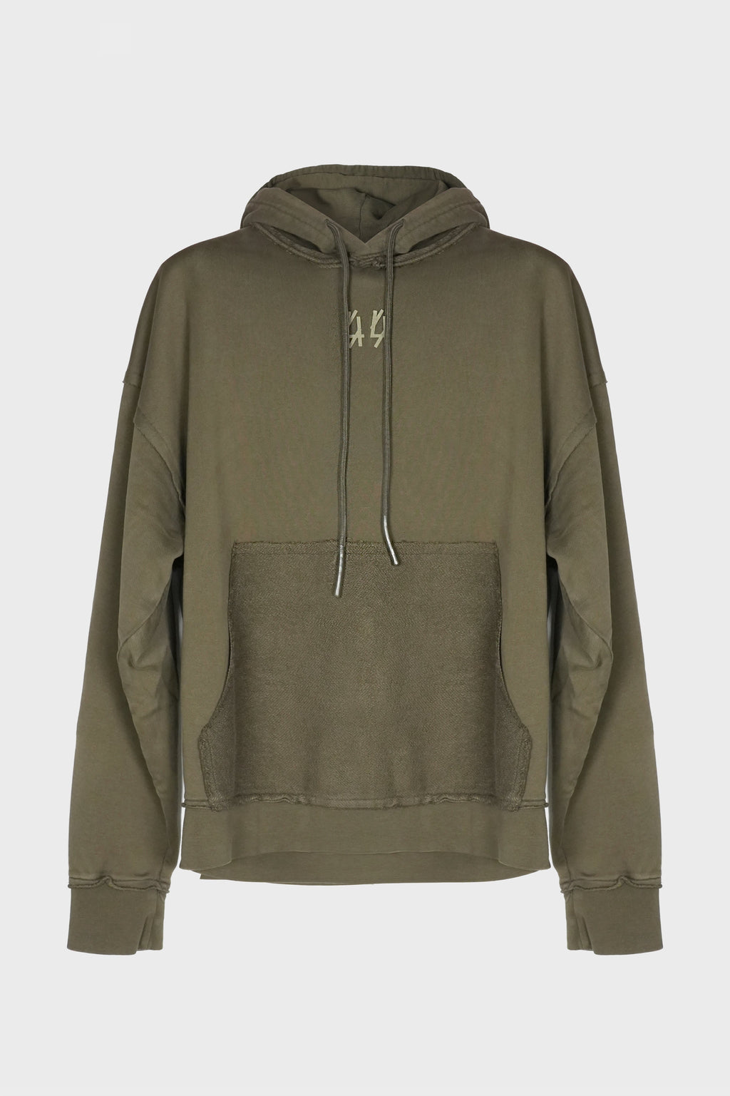 HOODIE FADED GREEN + 44 SMOKE GREY