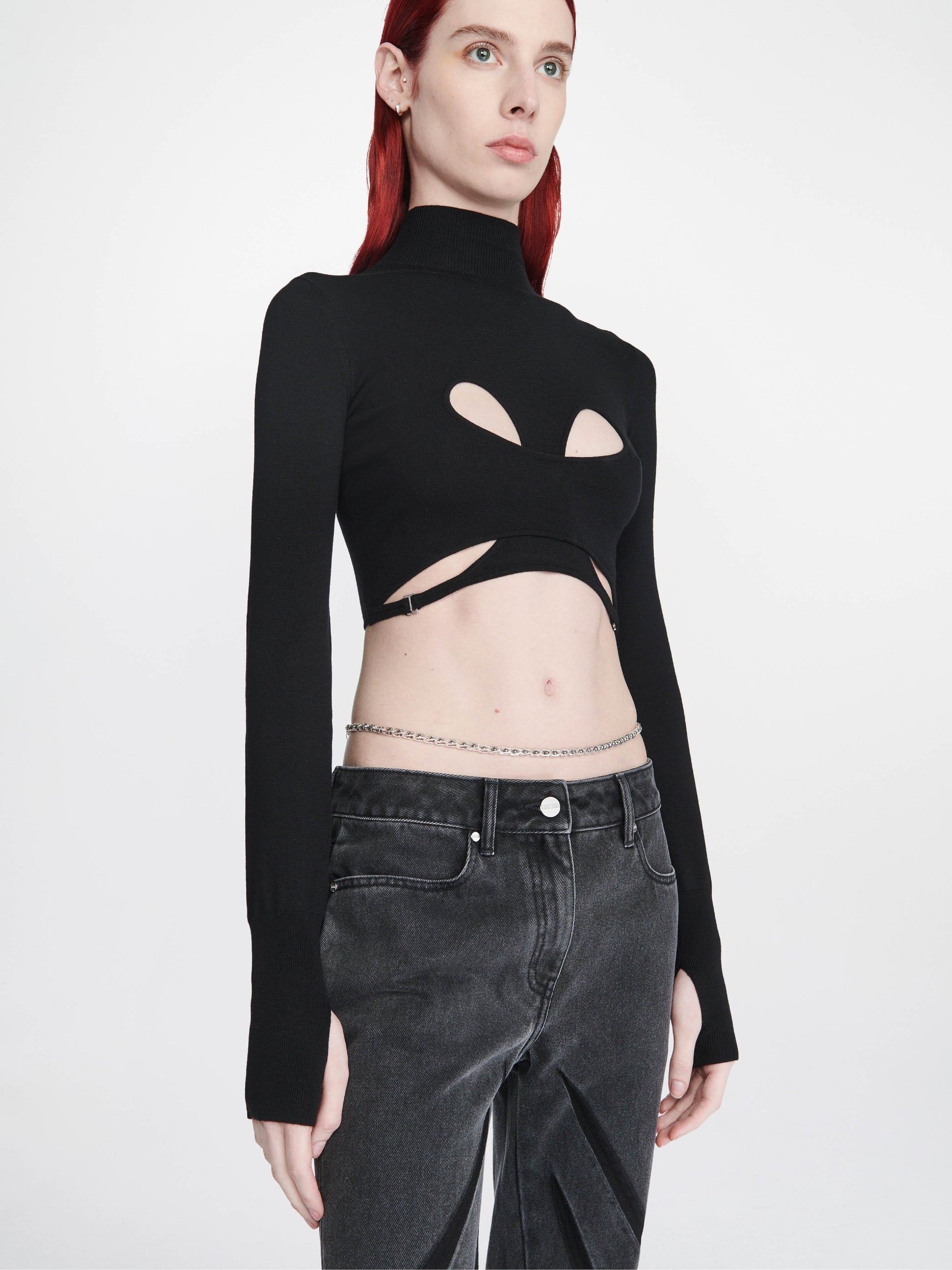 MOBIUS LOOP LS TOP BLACK