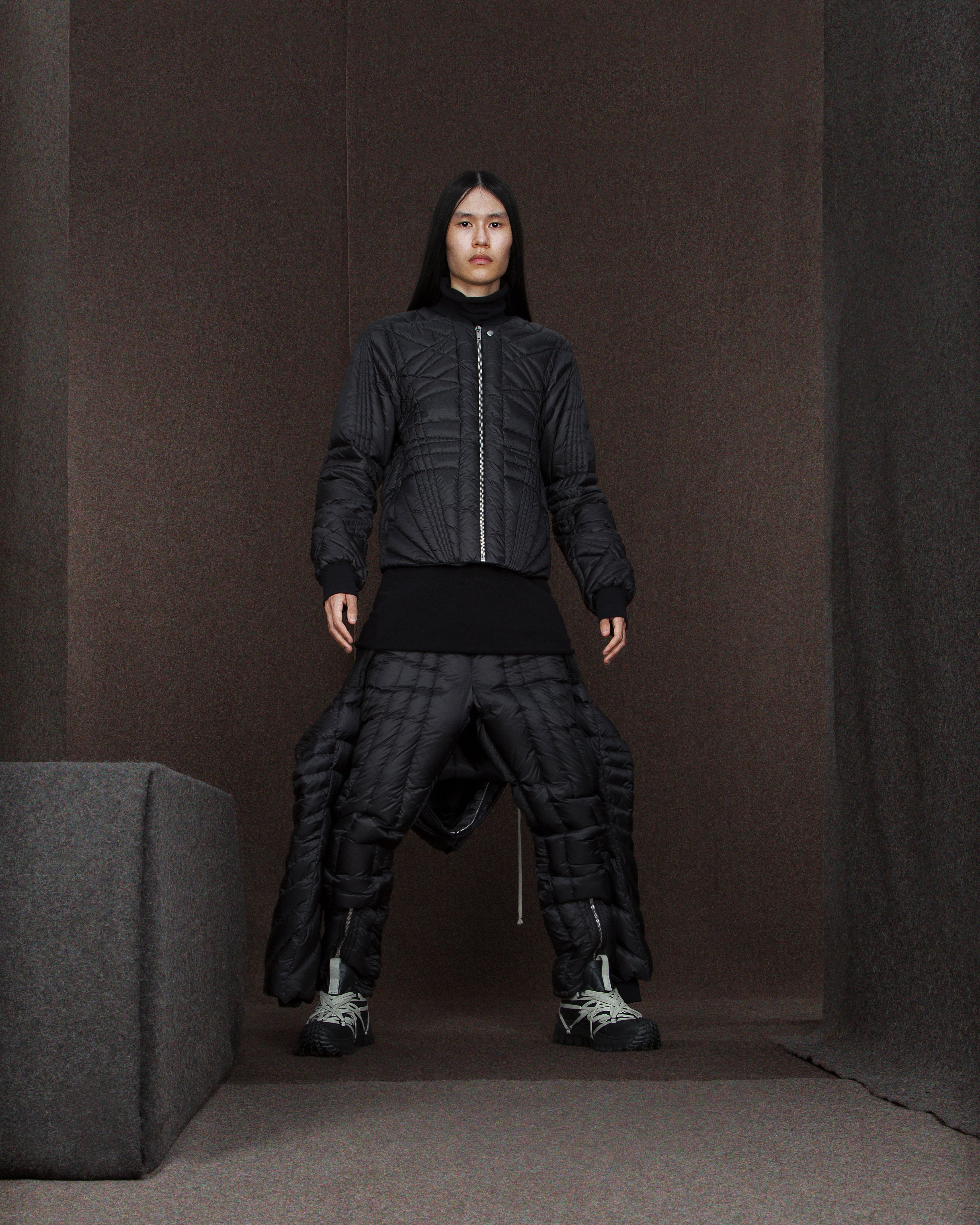 MONCLER + RICK OWENS - MEGAPENTA FLIGHT JKT BLACK – LABSTORE WORLD