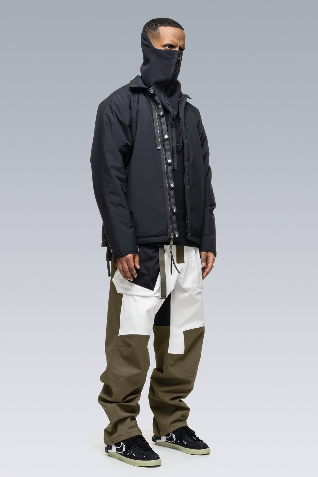 NG4-SS Modular Zippered schoeller® 3XDRY® WB-400™ Neck Gaiter - Black