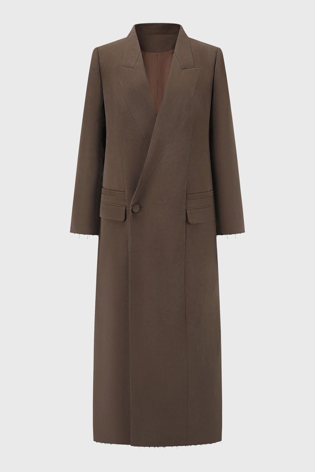 TAILORED OVERSIZED COAT COFFEE