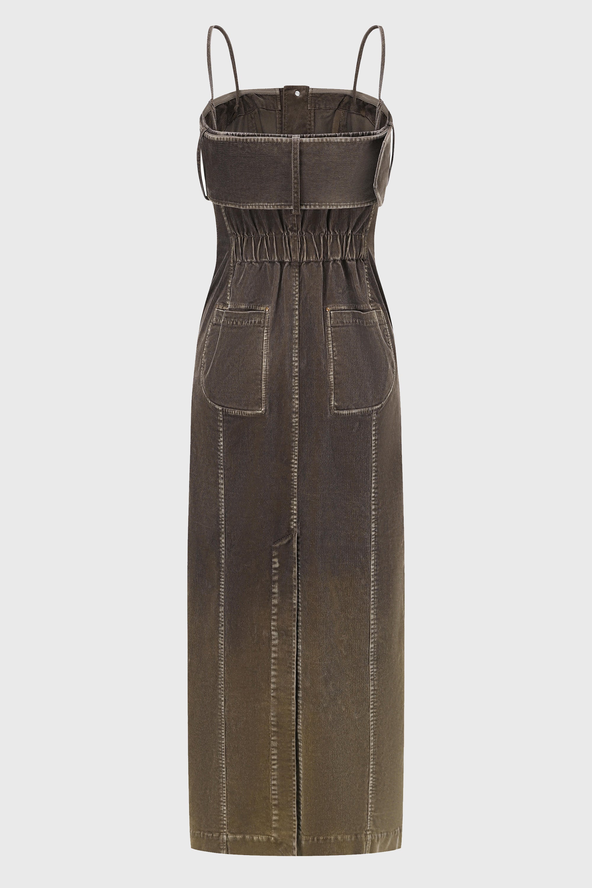 RETRO WASHED BUSTIER DRESS