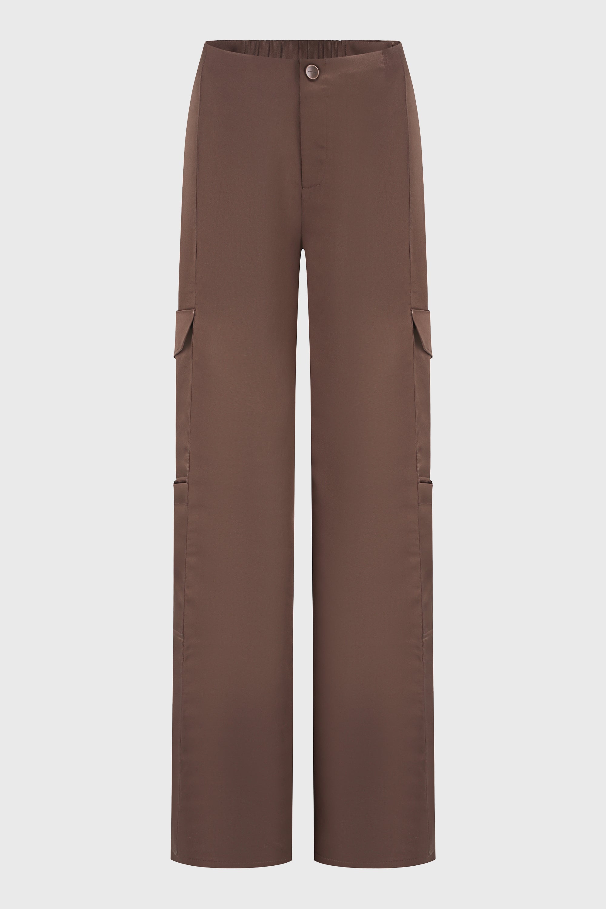 TAILORED STRAIGHTLEG CARGO PANTS REDDISH BROWN