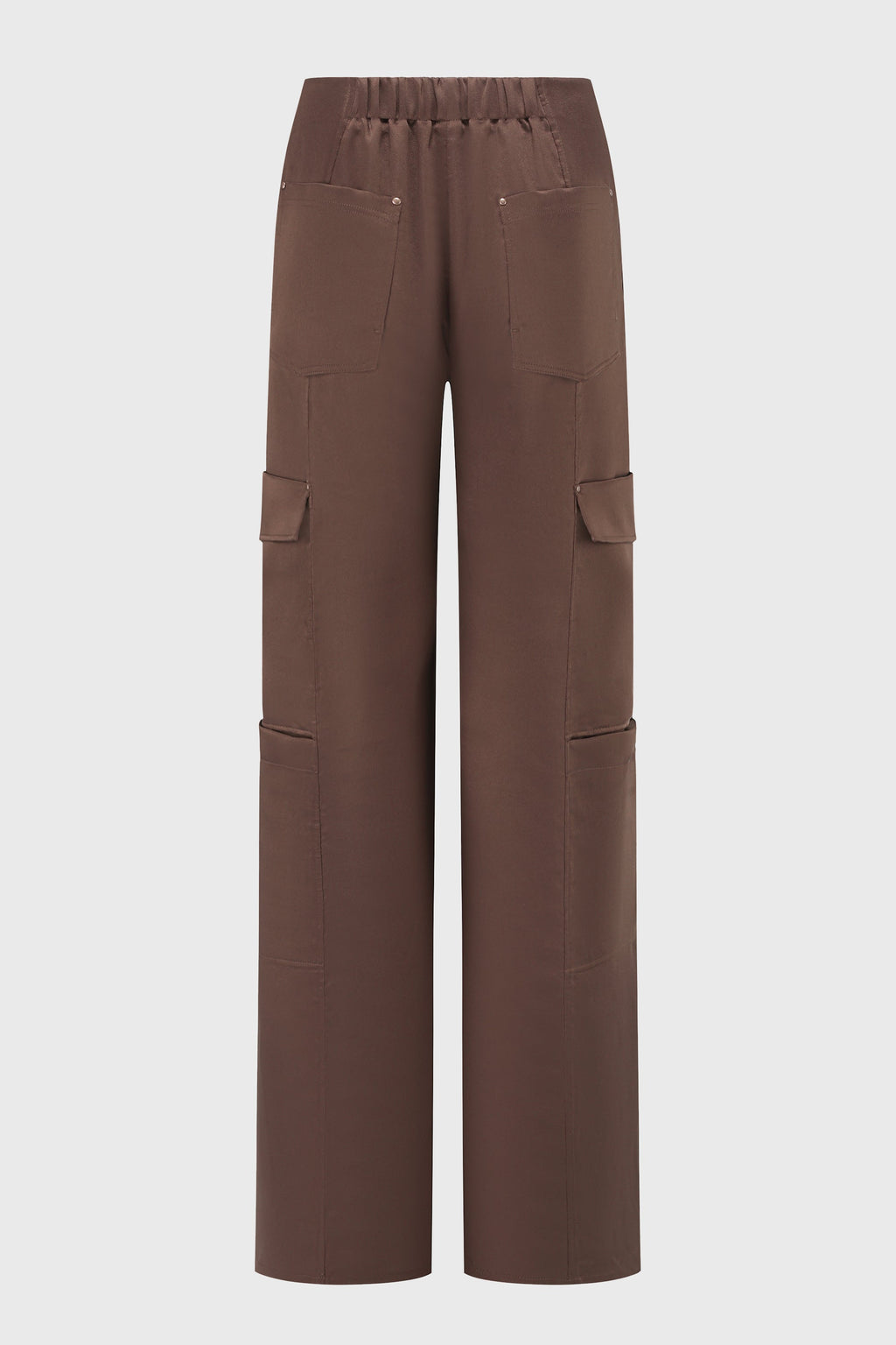 TAILORED STRAIGHTLEG CARGO PANTS REDDISH BROWN