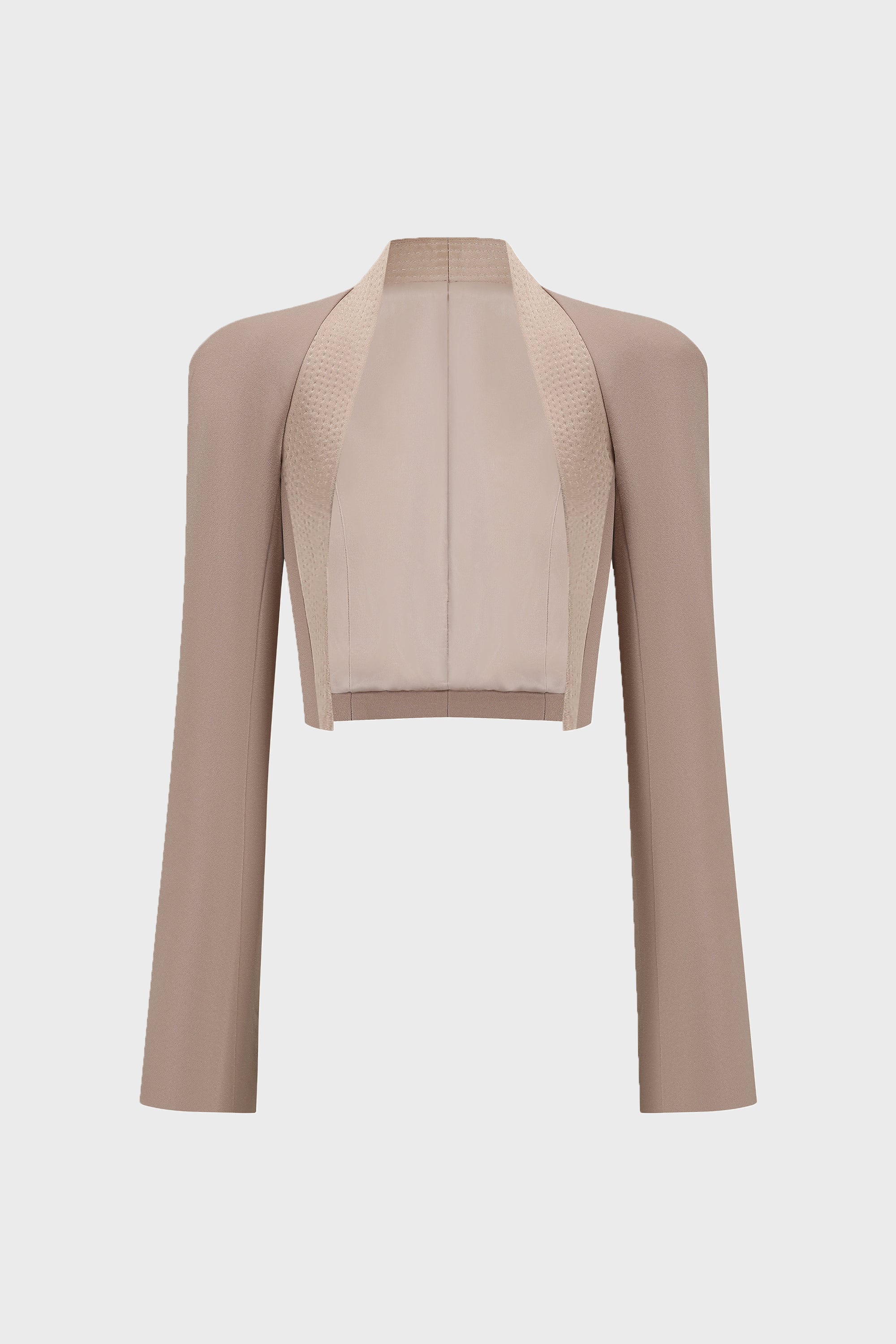 Labstore OUDE WAAG - TAILORED ROUND-SHOULDER CROPPED BLAZER – LABSTORE WORLD
