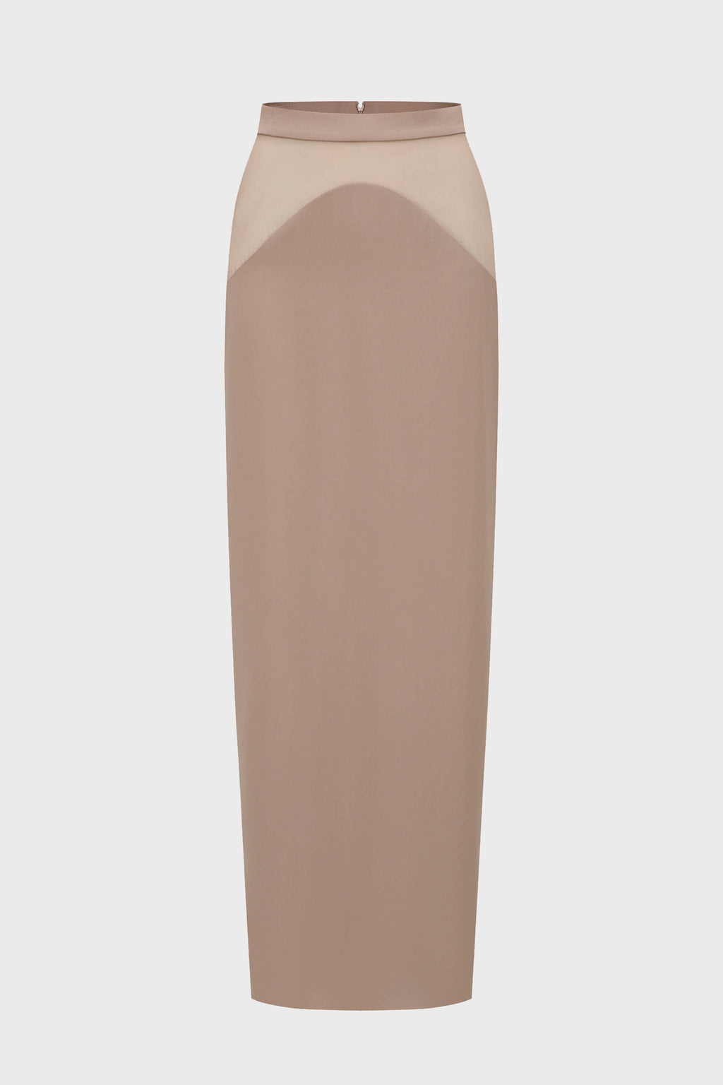 TAILORED PANELED SKIRT PINK MIST