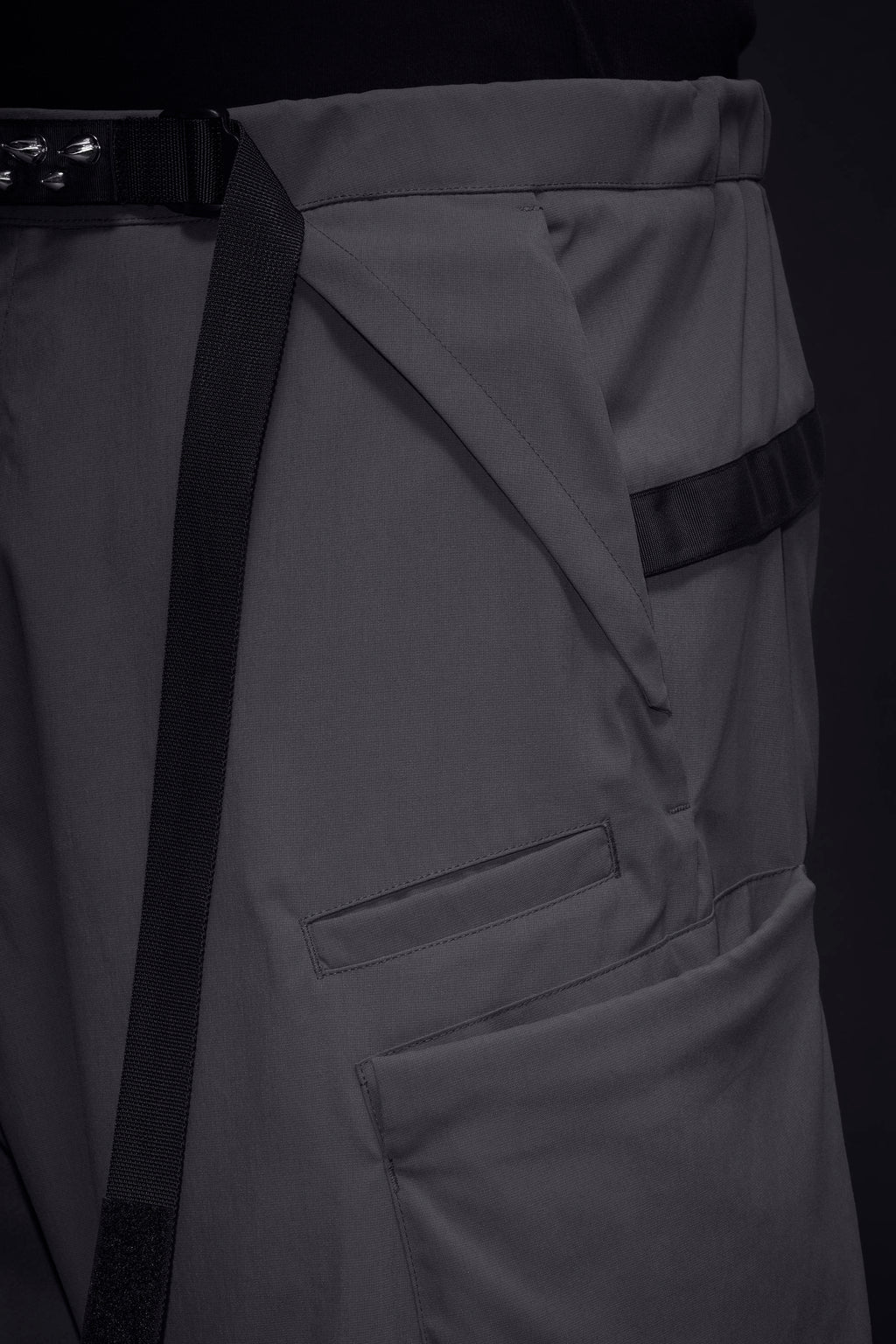 P55-M Nylon Stretch Cargo Trouser - Blaugrau