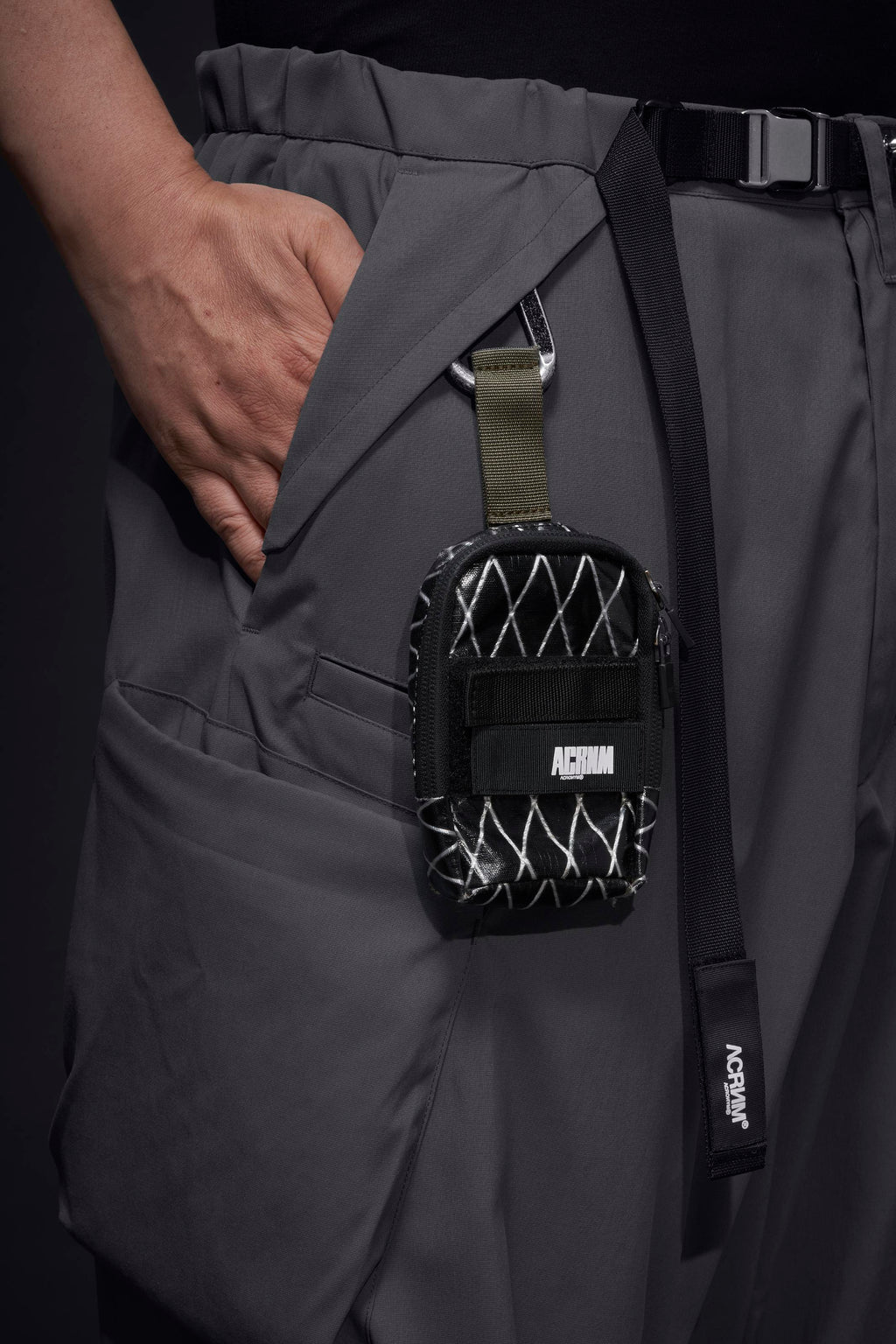 P55-M Nylon Stretch Cargo Trouser - Blaugrau