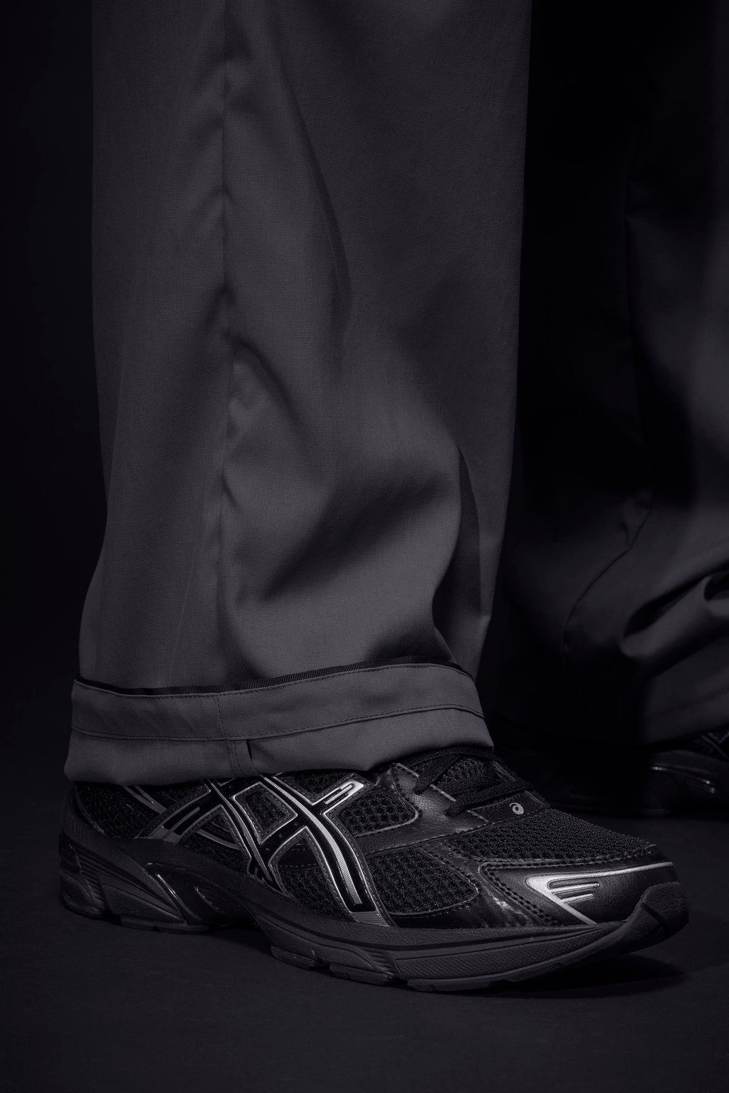 P55-M Nylon Stretch Cargo Trouser - Blaugrau