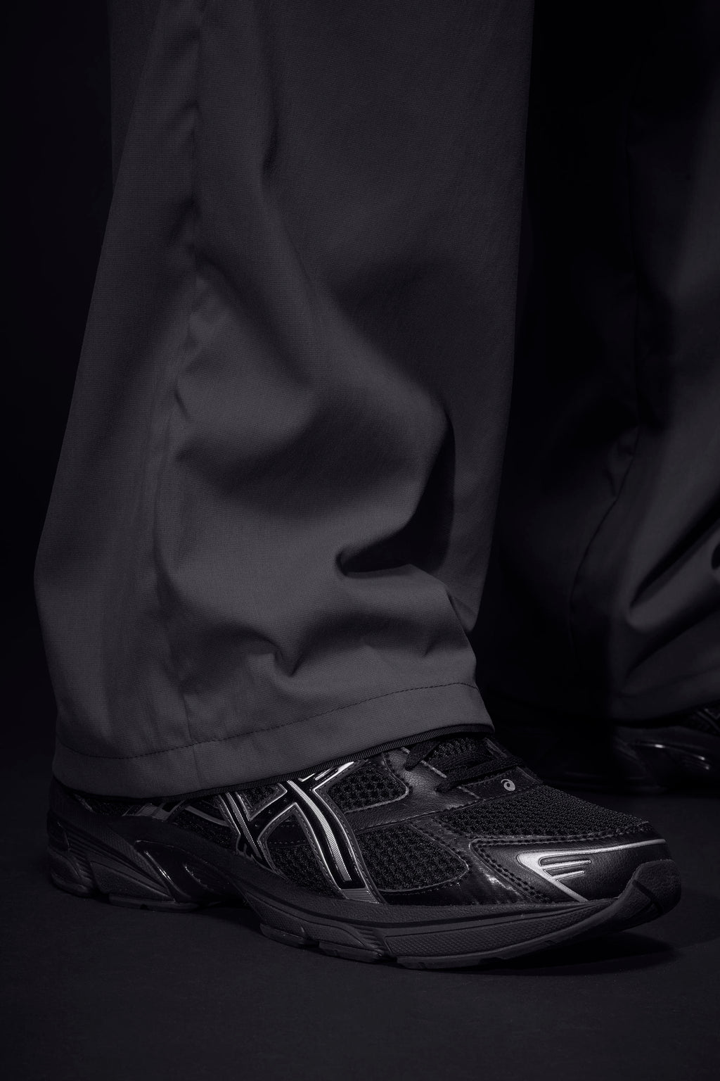 P55-M Nylon Stretch Cargo Trouser - Blaugrau