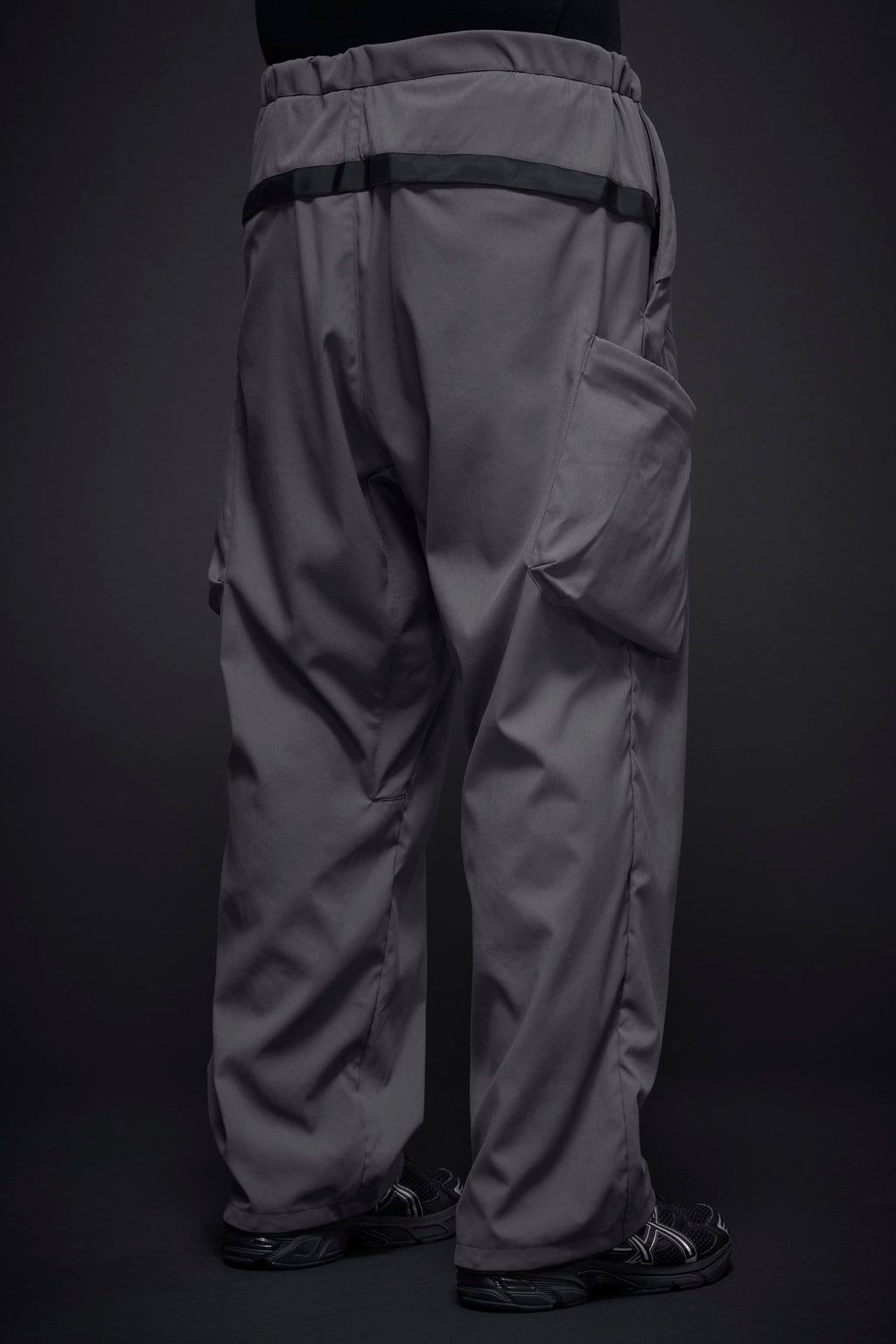 P55-M Nylon Stretch Cargo Trouser - Blaugrau