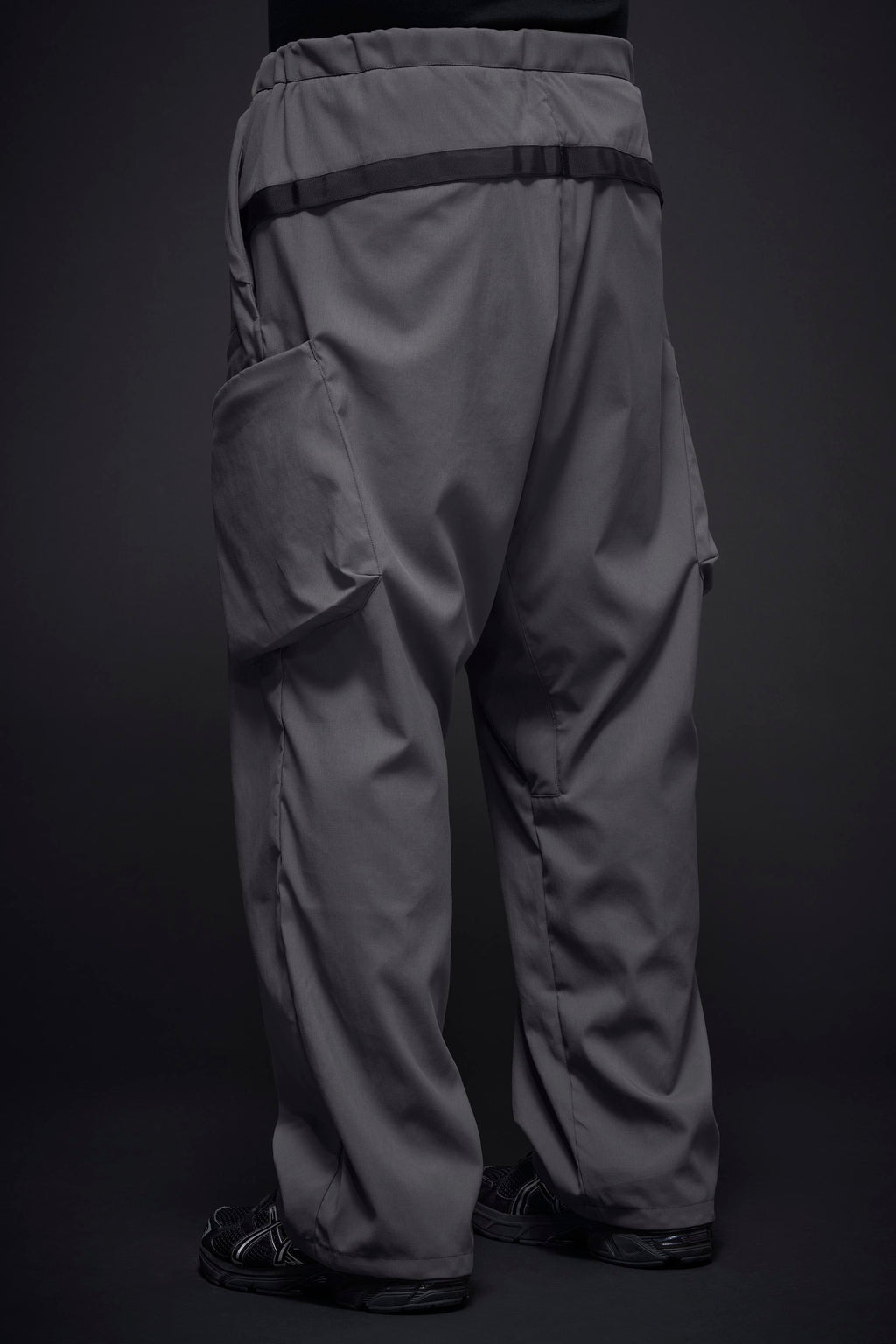 P55-M Nylon Stretch Cargo Trouser - Blaugrau