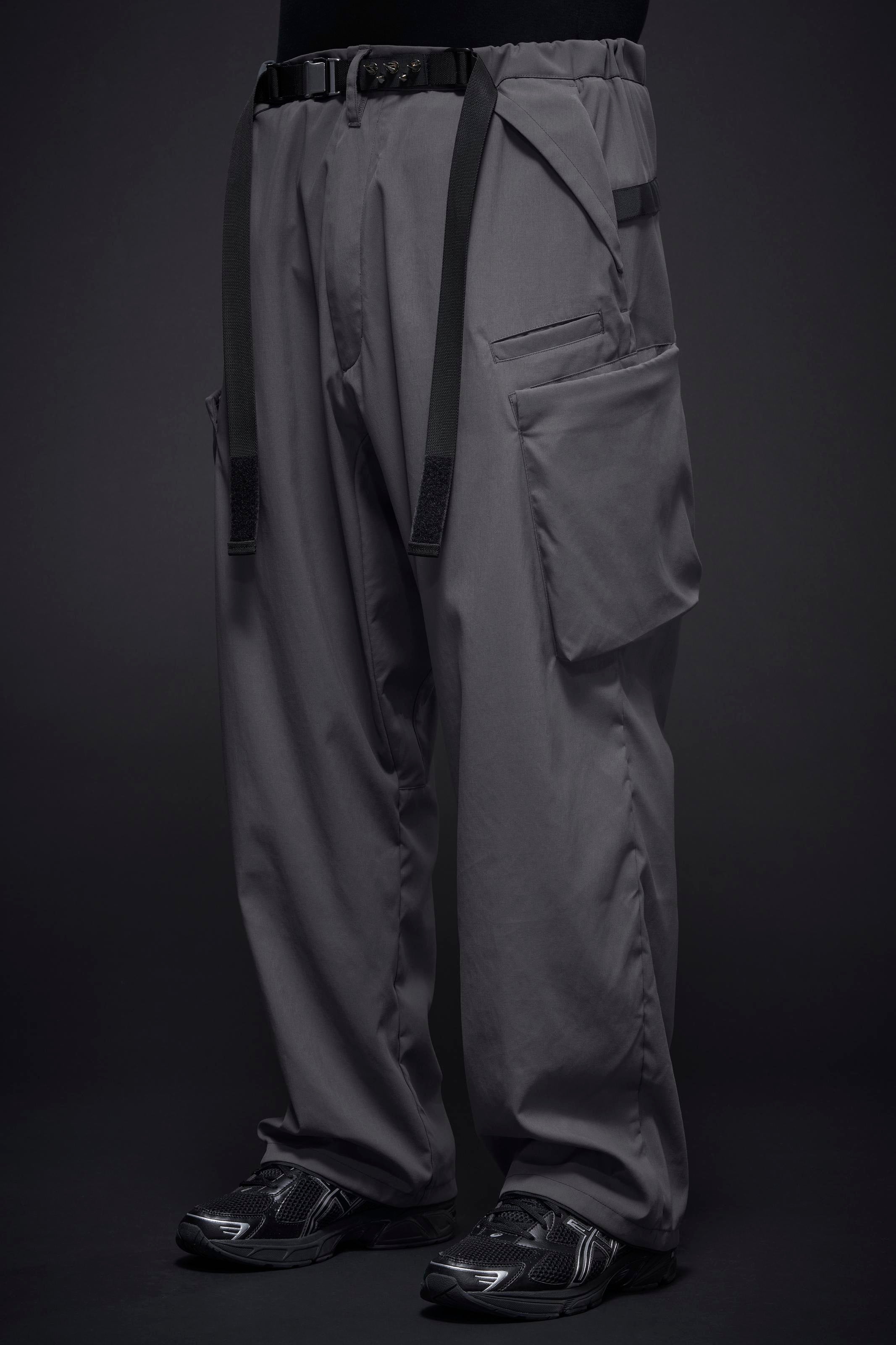 P55-M Nylon Stretch Cargo Trouser - Blaugrau