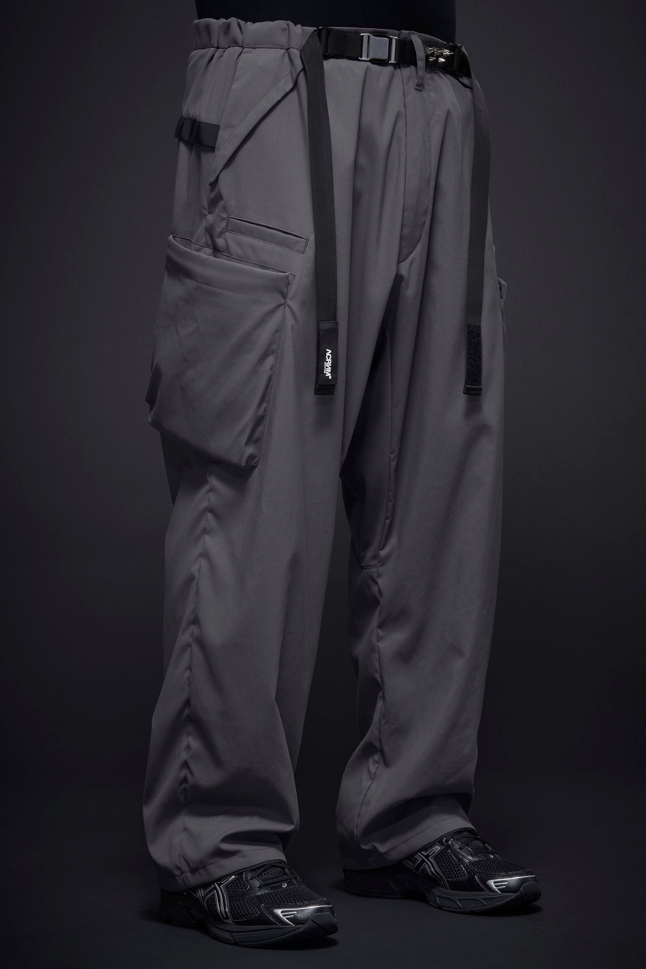 P55-M Nylon Stretch Cargo Trouser - Blaugrau